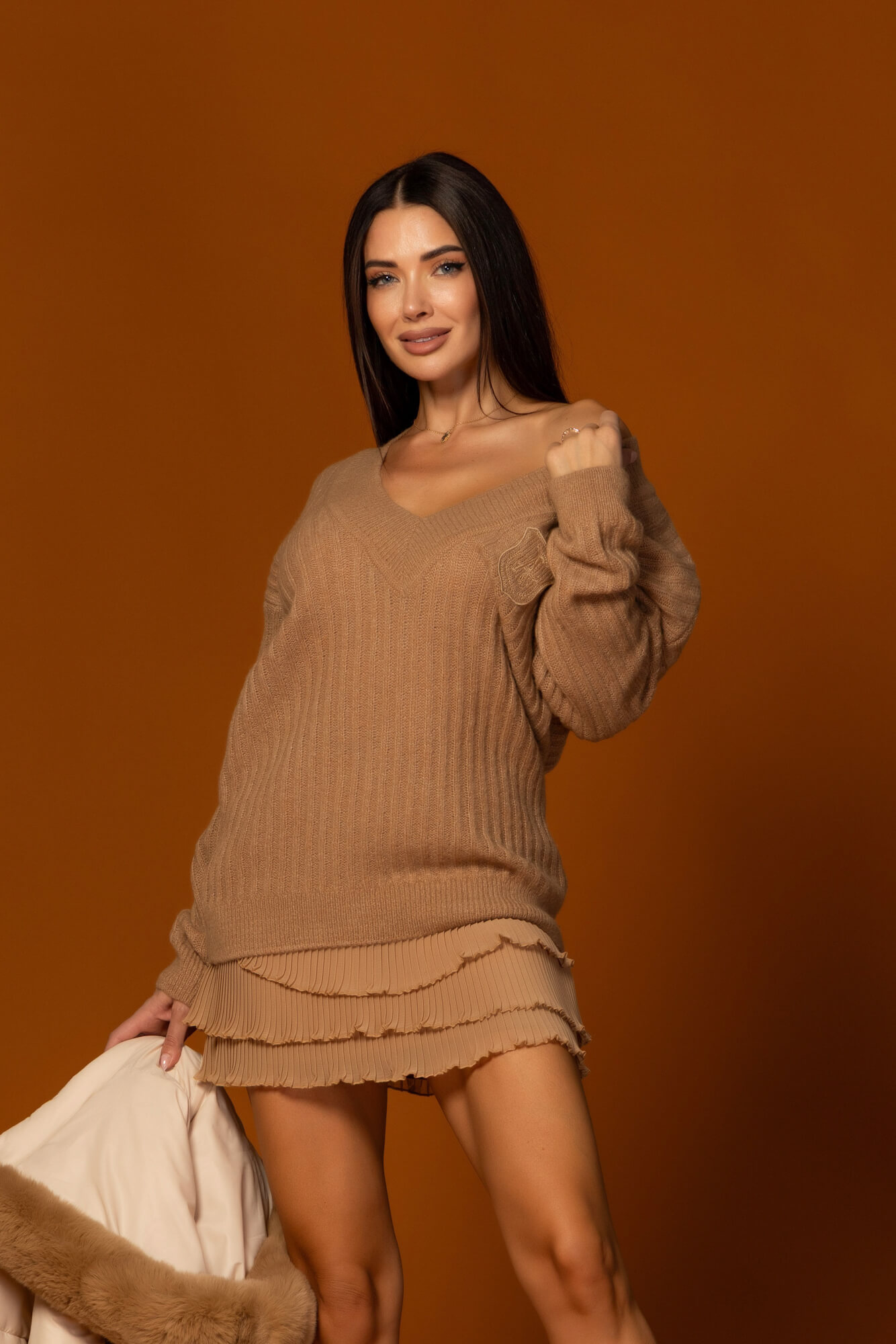 Voyager Vixen Fustă de iarnă - mocha - Imagine 35