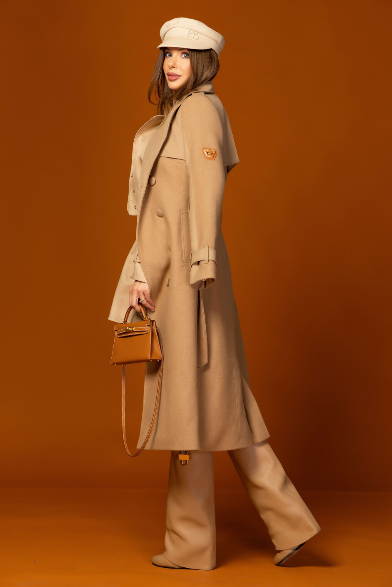 Signature Luxe Palton din lână - Mocha - Imagine 23