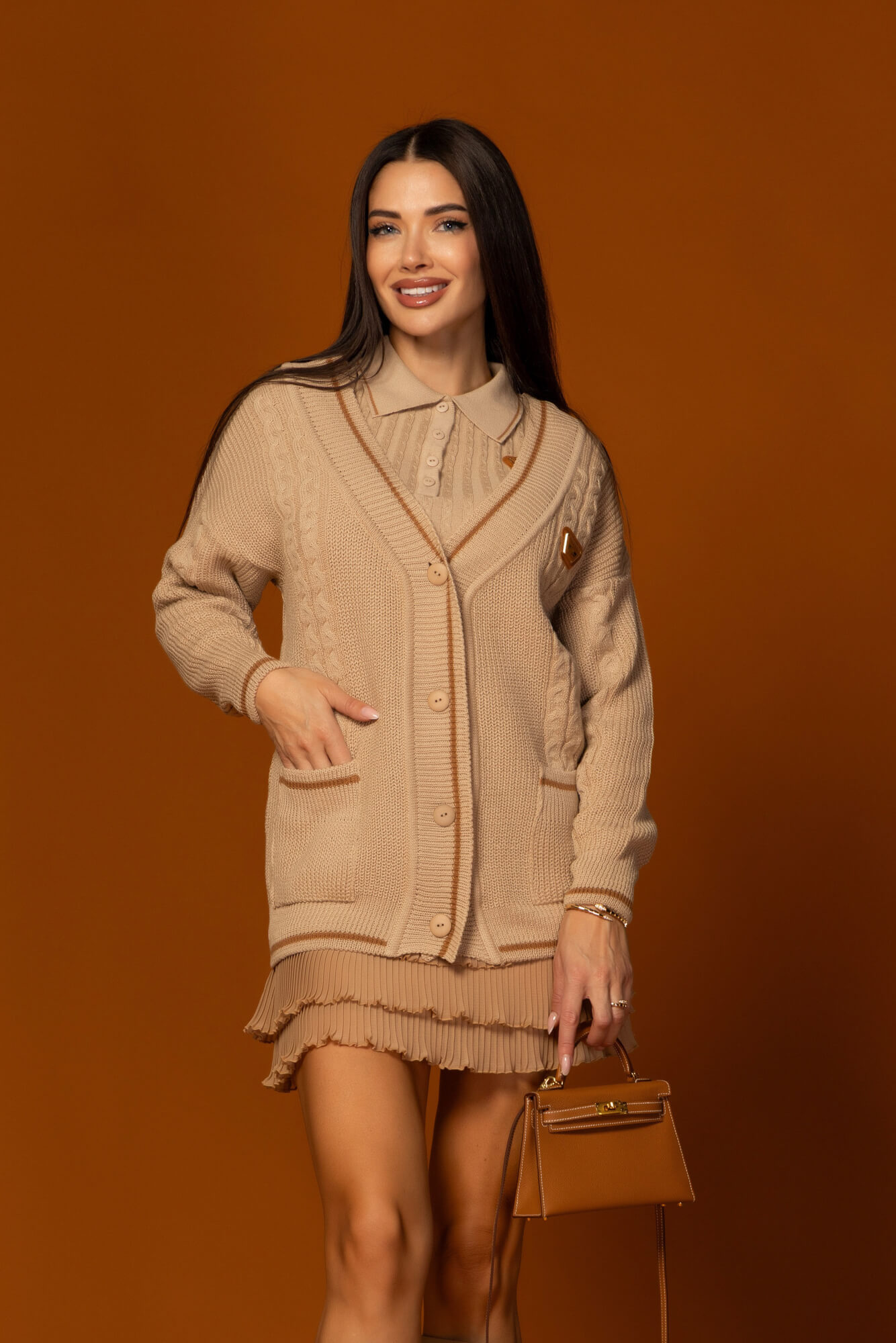 Voyager Vixen Fustă de iarnă - mocha - Imagine 33