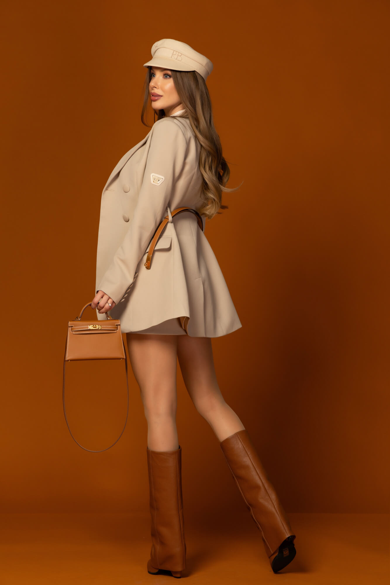Prestige beauty Pantaloni scurți - Taupe - Imagine 16