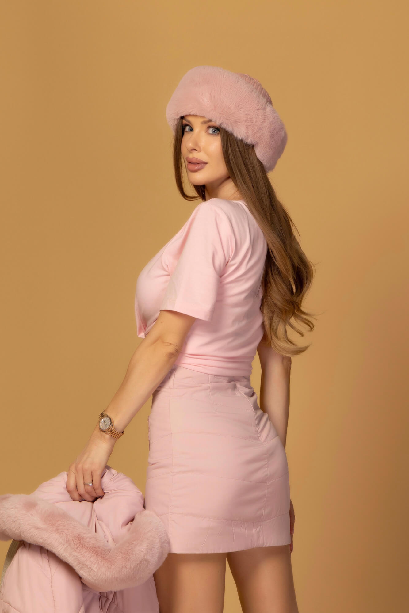 Winter Icon fustă-pantalon de iarnă - Pink - Imagine 19