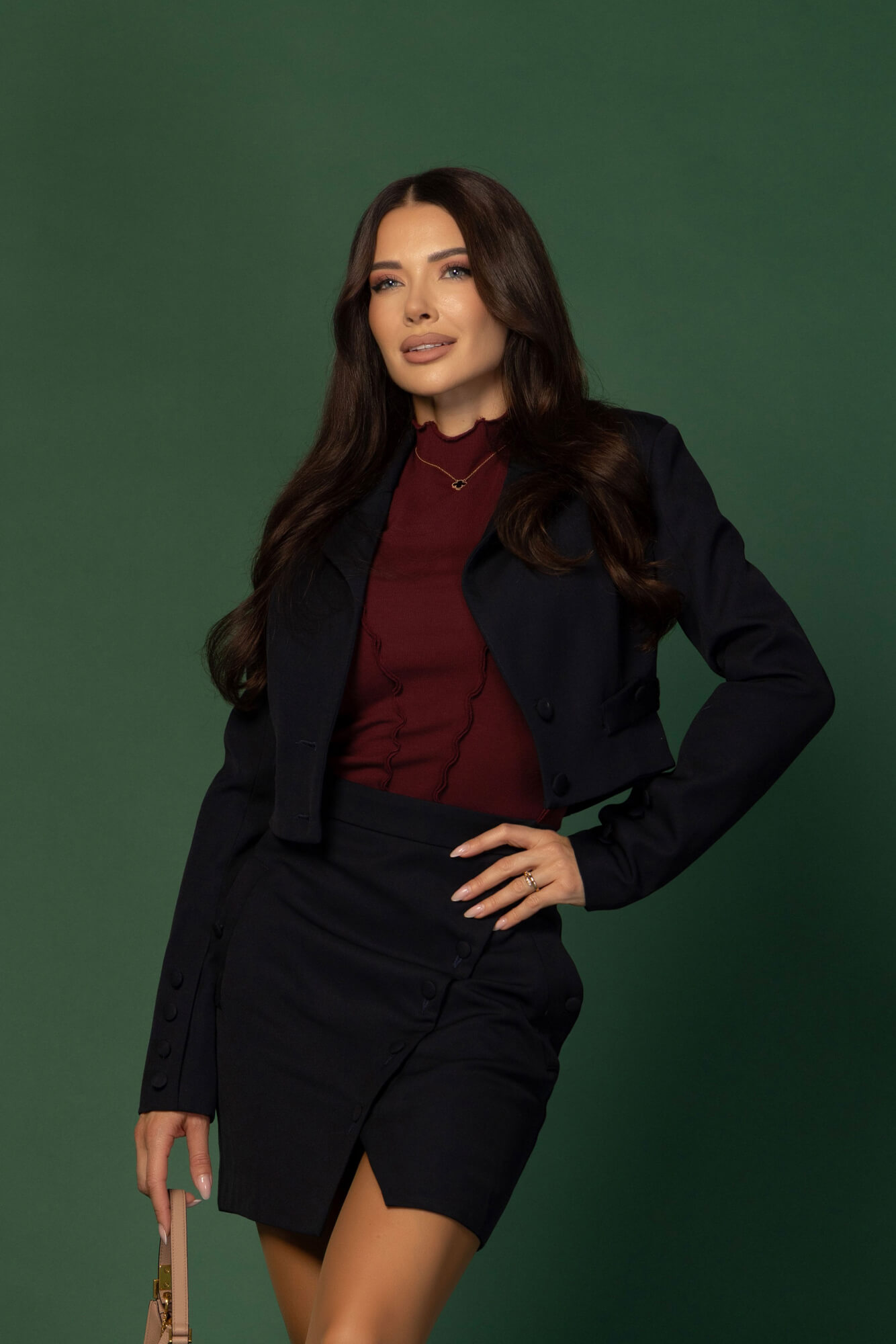 Soft Allure Fustă - Dark Blue - Imagine 16