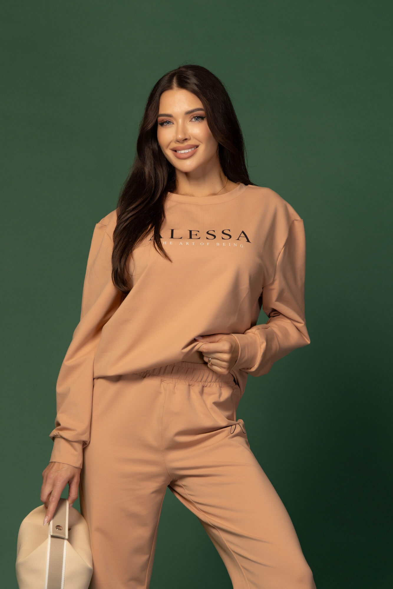 Alessa Pulse Bluză sport - Nude - Imagine 17