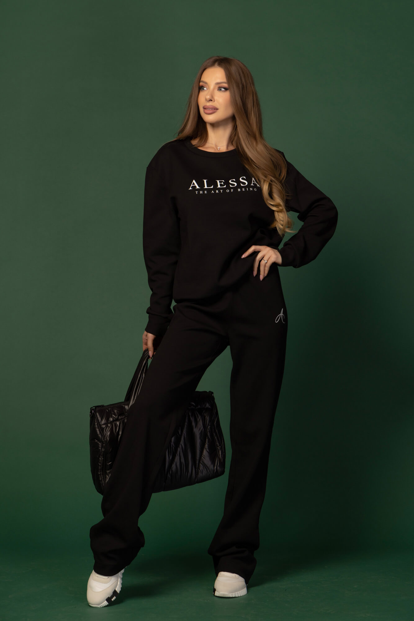 Alessa Pulse Bluză sport - Black - Imagine 18