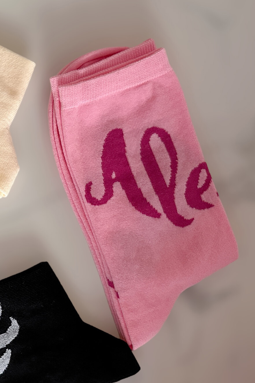 Brand Of The Year Șosete Medii - Pink - Imagine 16