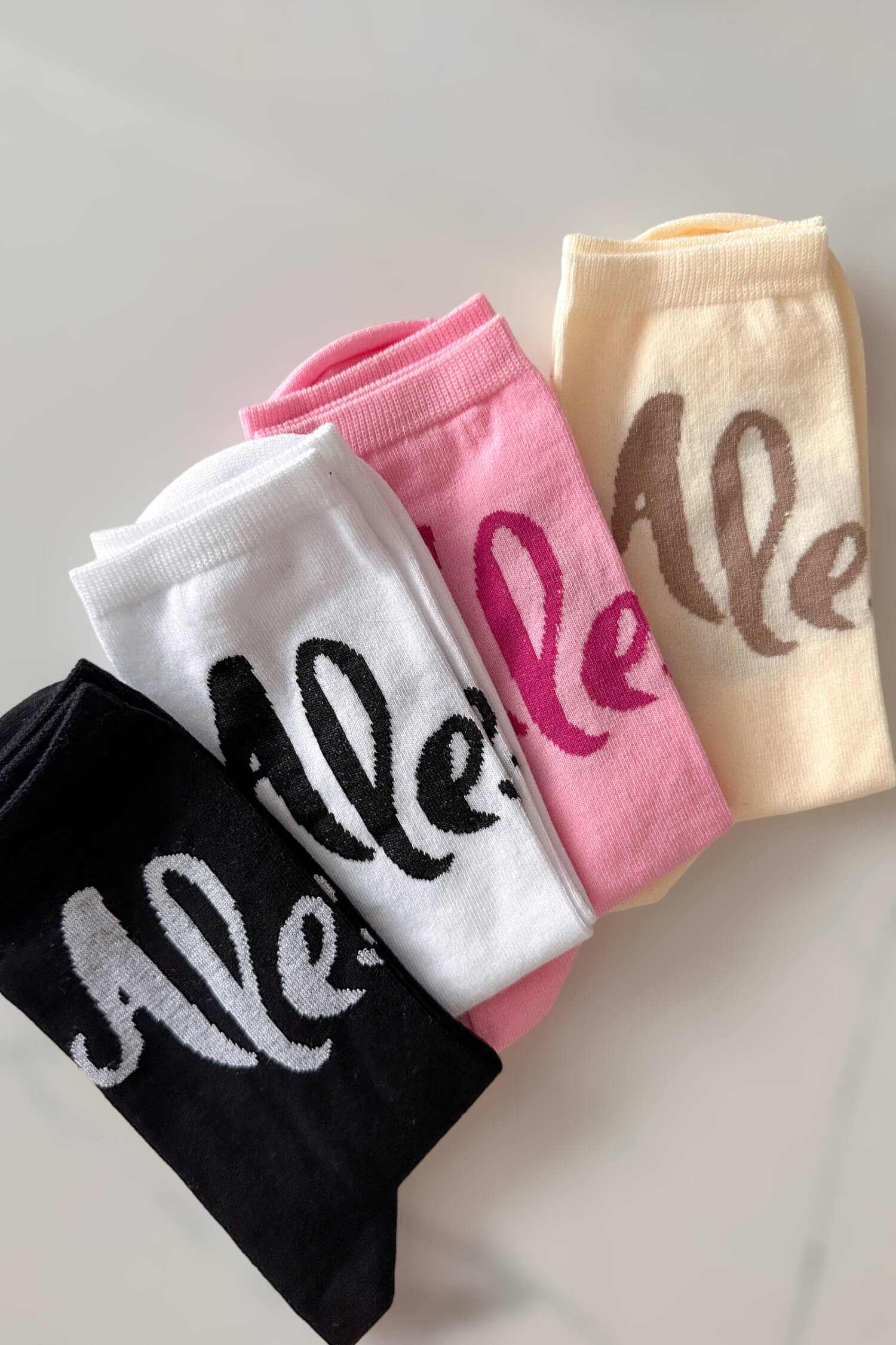 Brand Of The Year Șosete Medii - Soft Beige - Imagine 13