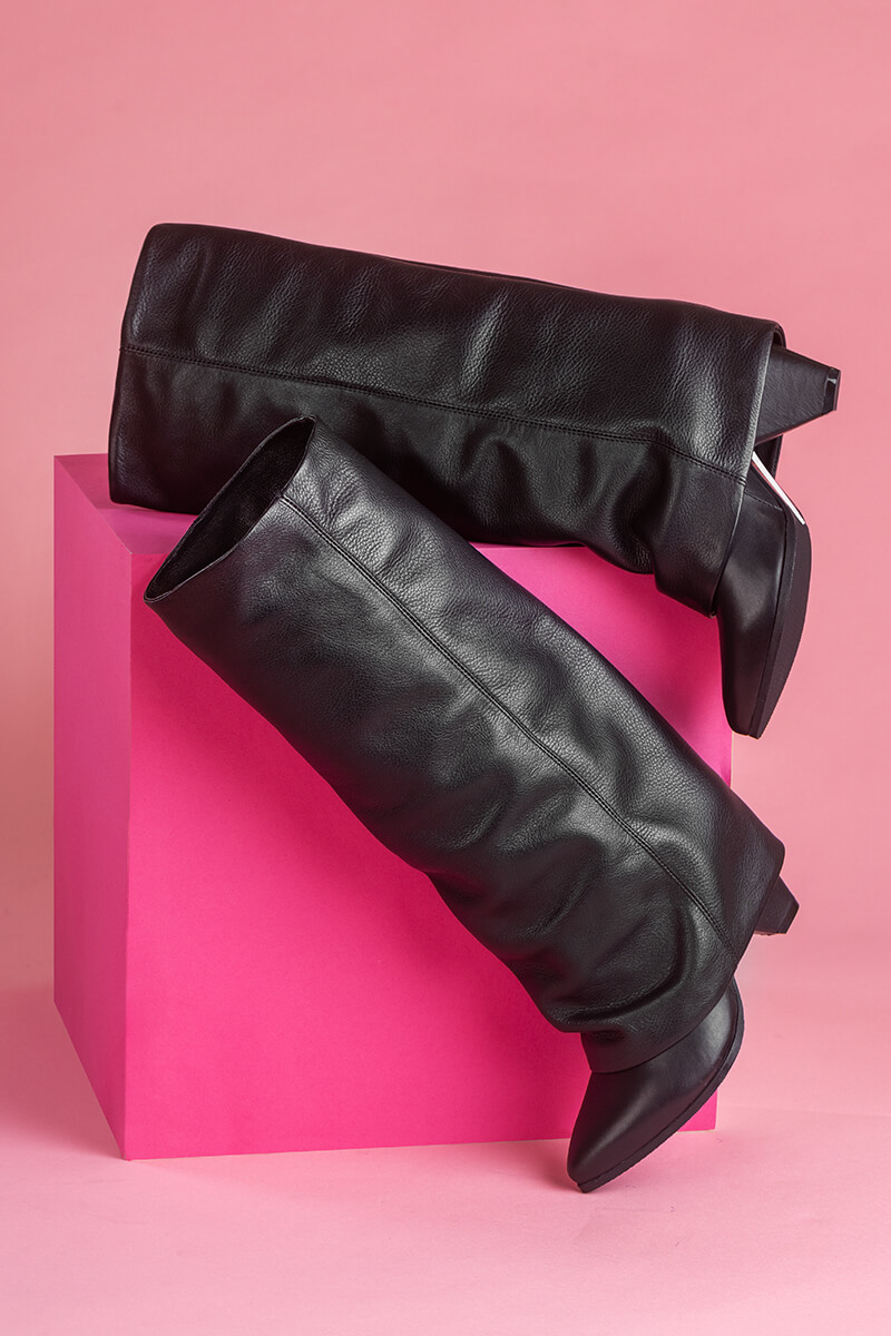 Strut Perfection Cizme - Black - Imagine 46