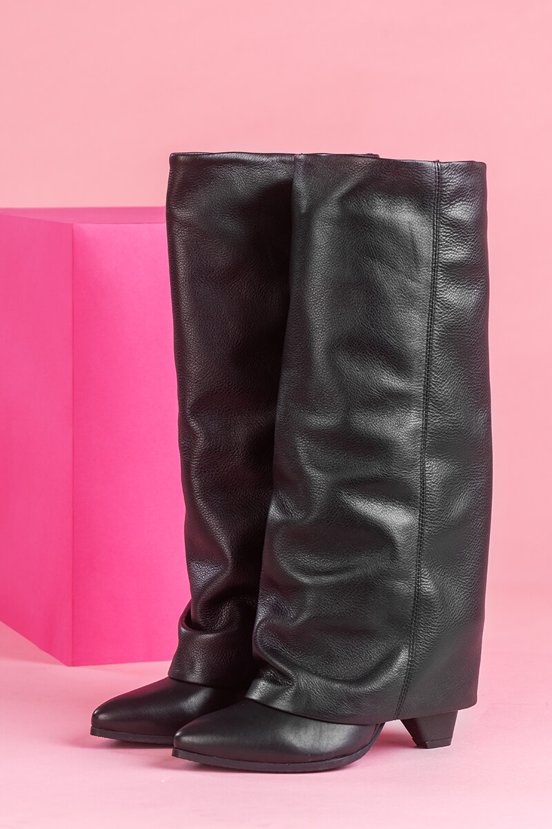 Strut Perfection Cizme - Black - Imagine 25
