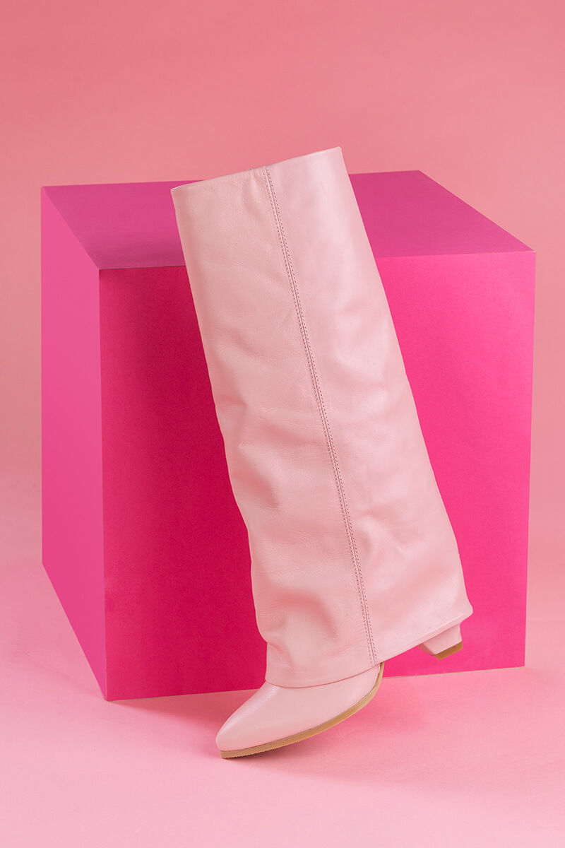 Strut Perfection Cizme - Pink - Imagine 15