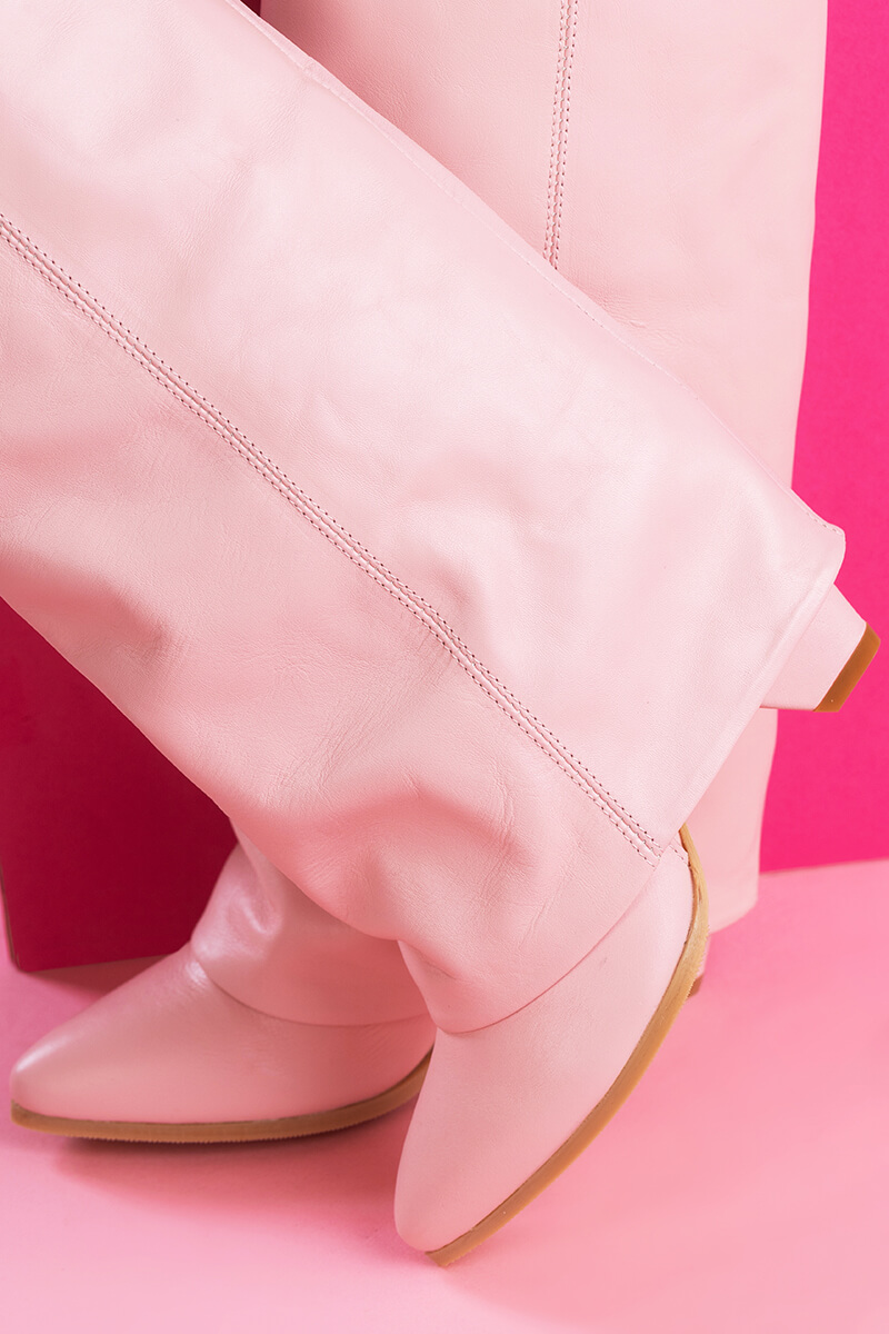 Strut Perfection Cizme - Pink - Imagine 13