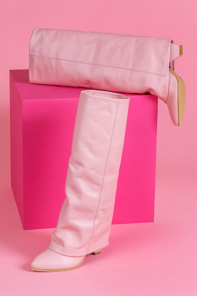 Strut Perfection Cizme - Pink - Imagine 22
