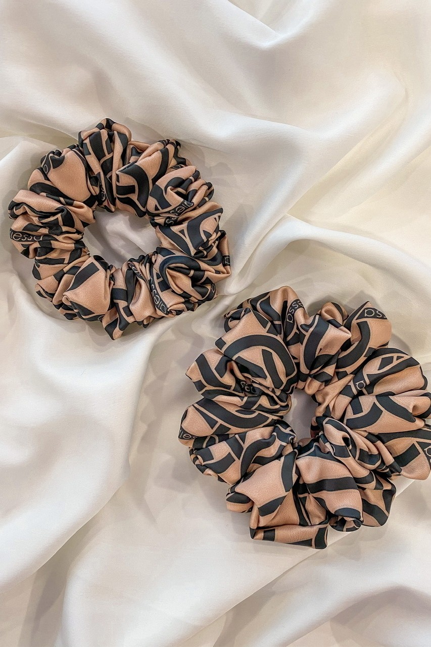 Alessa luxury Scrunchie - mic - Imagine 5