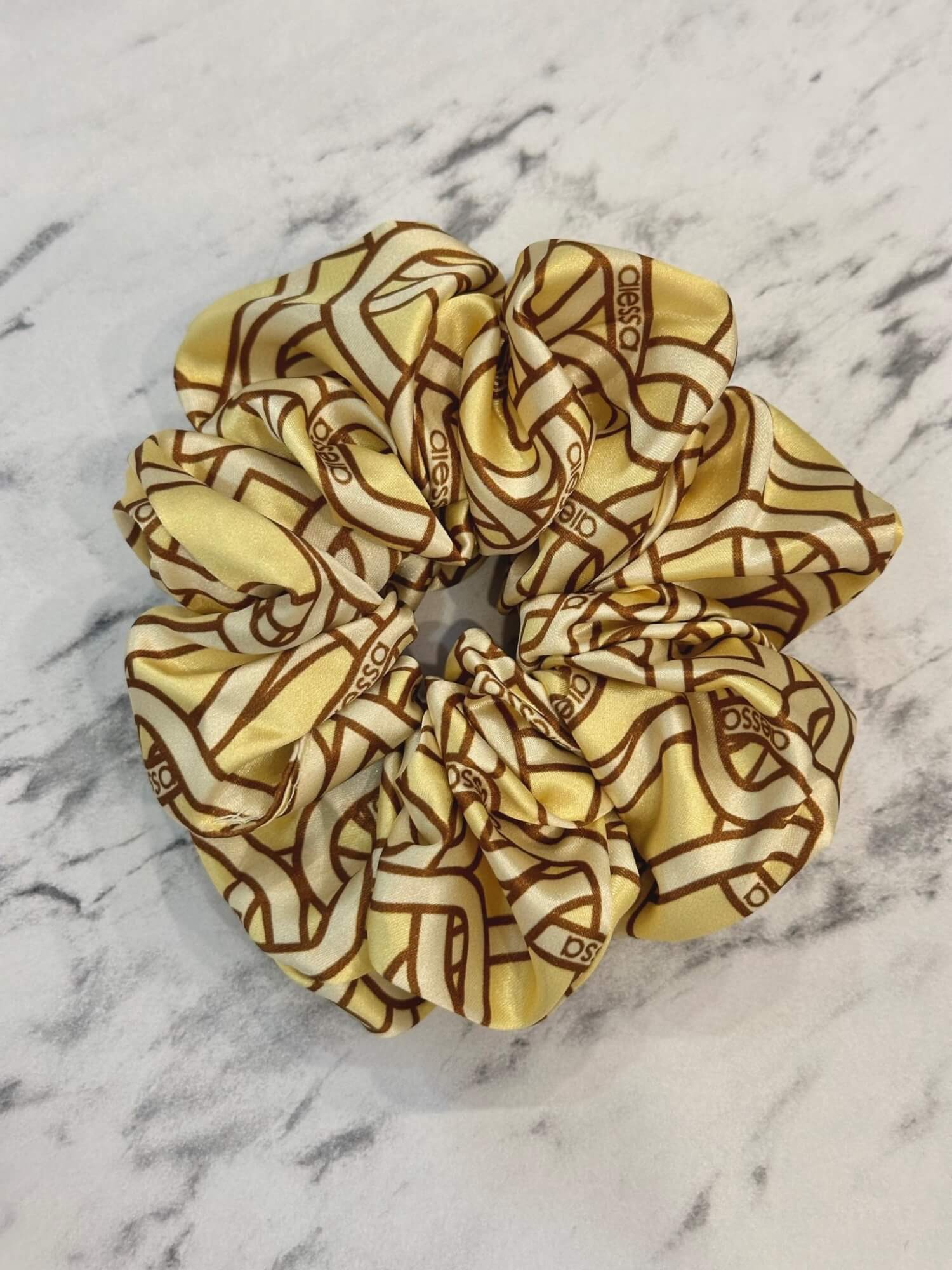 Over The Rainbow Scrunchie mare - Luxury Yellow - Imagine 10
