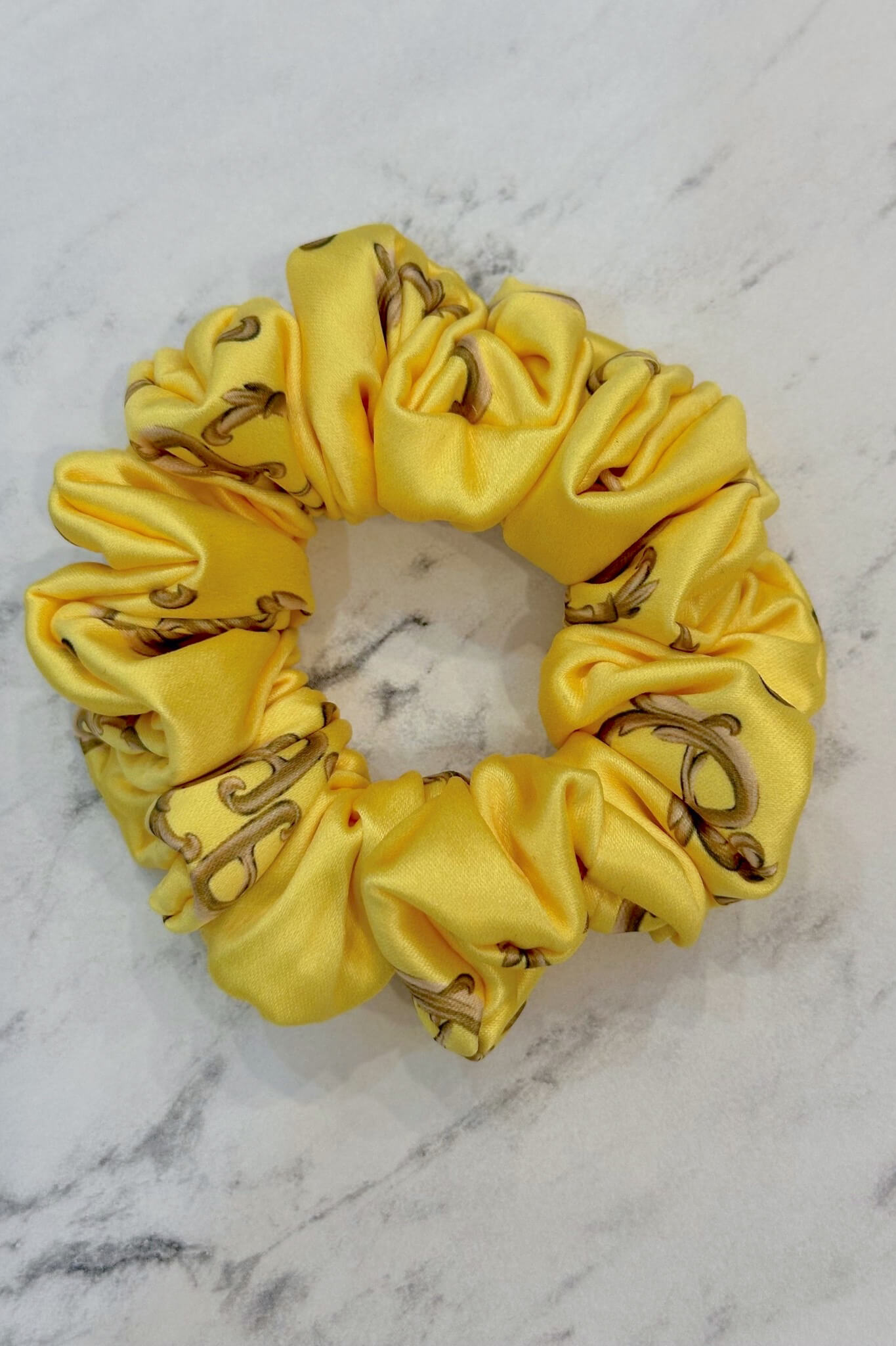 Alessa Rococo Scrunchie - Galben Mic - Imagine 10