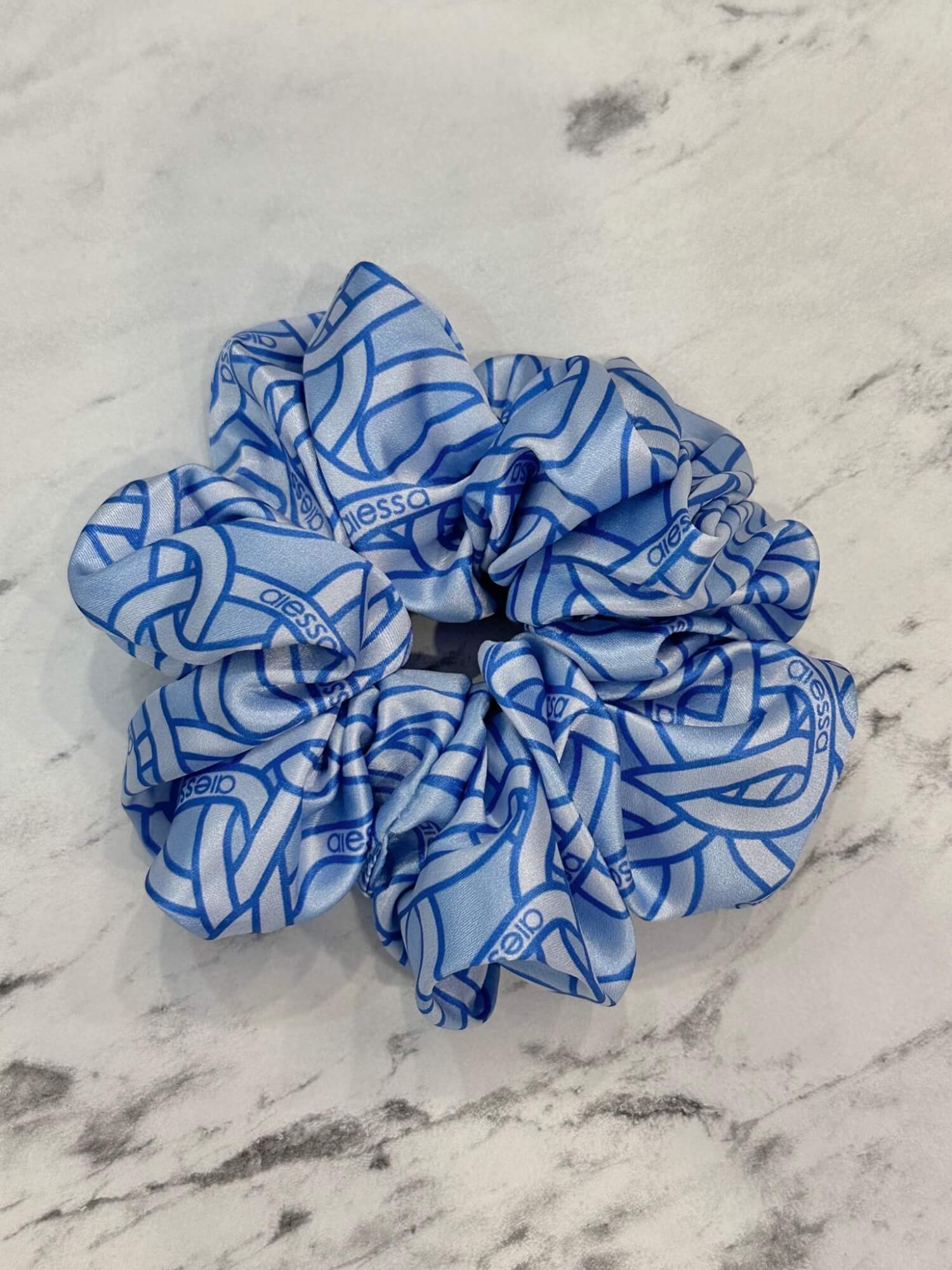 Over The Rainbow Scrunchie mare - Luxury Blue - Imagine 6