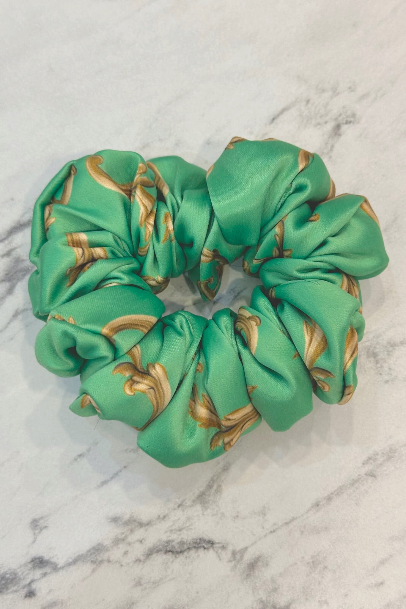 Alessa Rococo Scrunchie - Verde Mic - Imagine 10