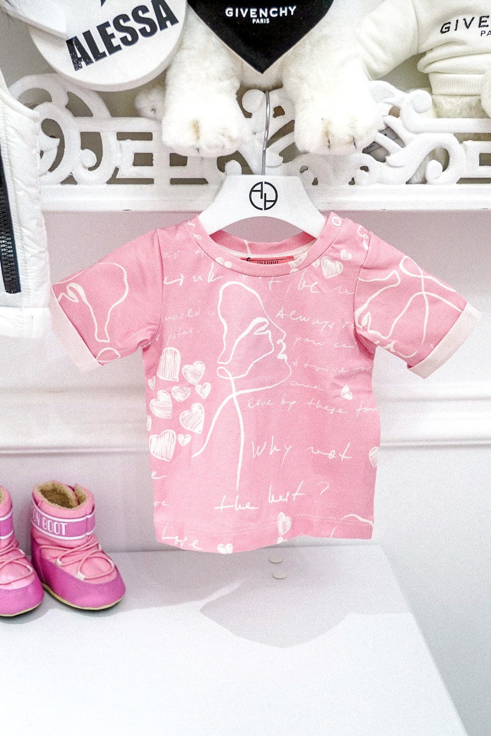 Position To Win mini T-Shirt - Light Pink - Imagine 16