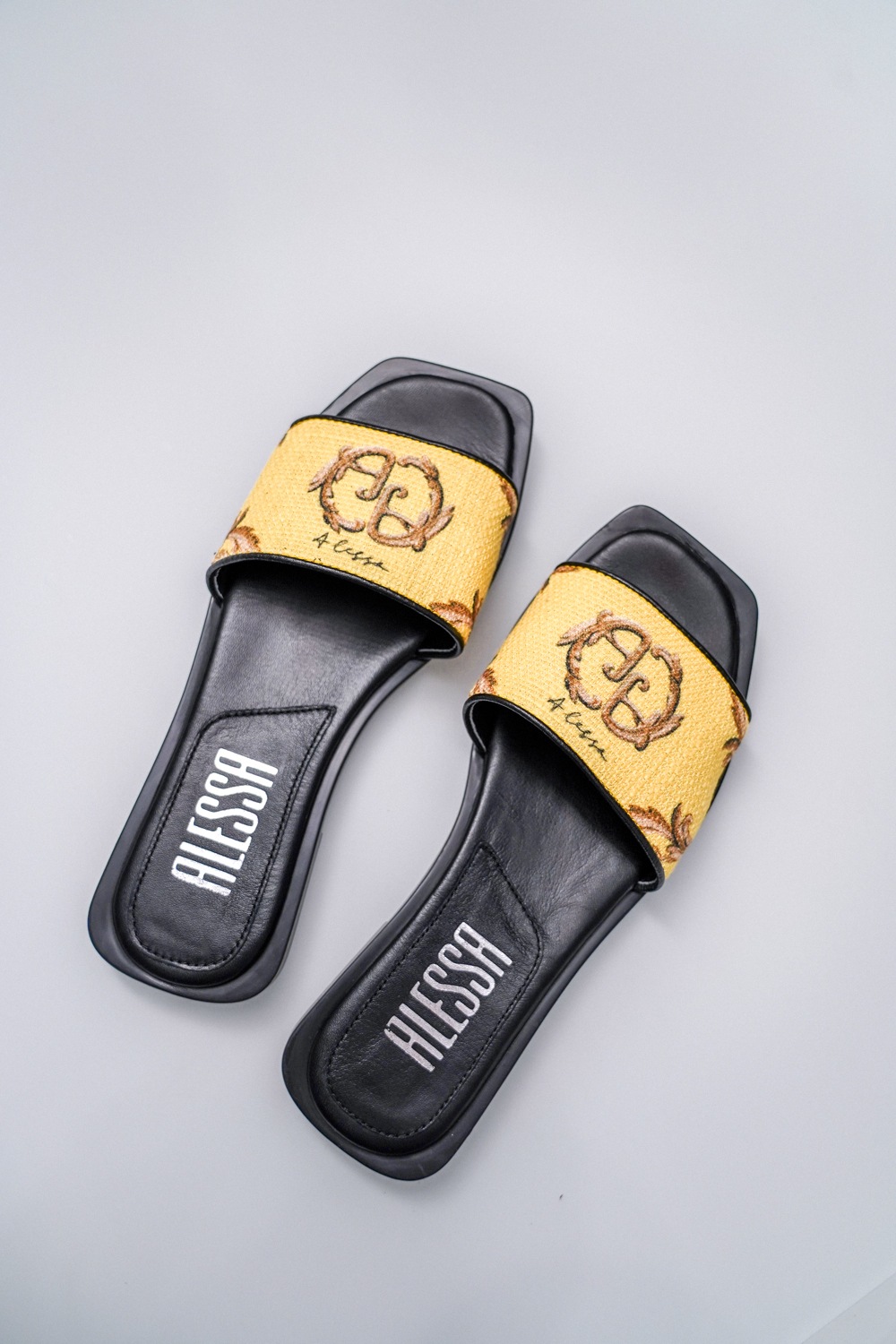 Alessa Rococo Papuci - Yellow - Imagine 20