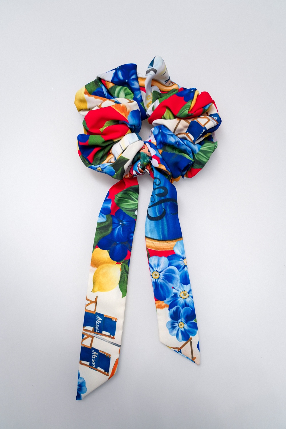 Paradise in Positano Scrunchie-Fundă - Imagine 8