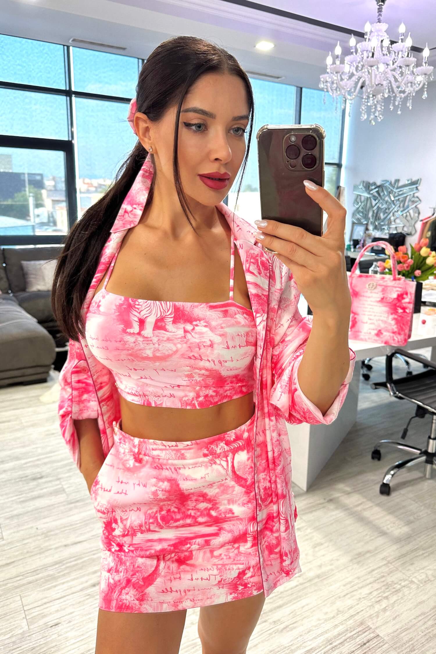 Trendsetter Icon Fustă-Pantalon - Pink - Imagine 12