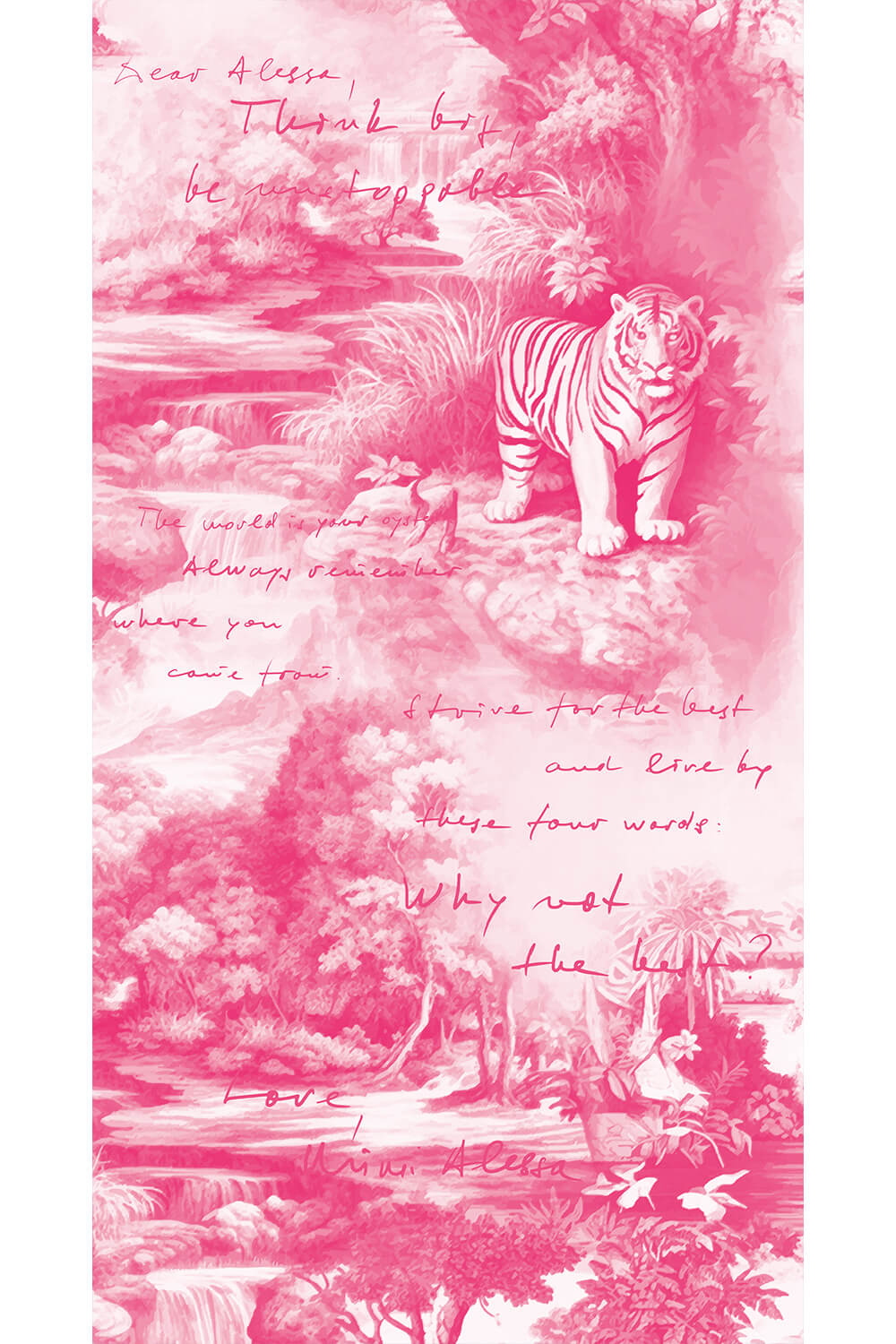Trendsetter Icon Prosop de Plajă - Pink - Imagine 4