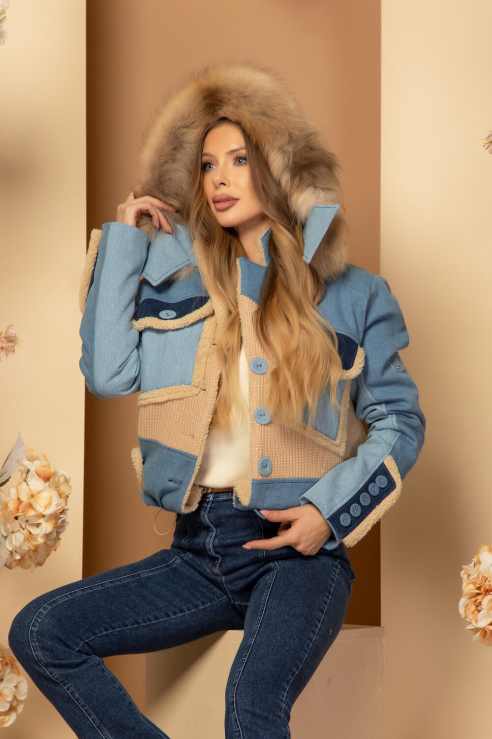 Denim Queen Jachetă De Iarnă - Imagine 17