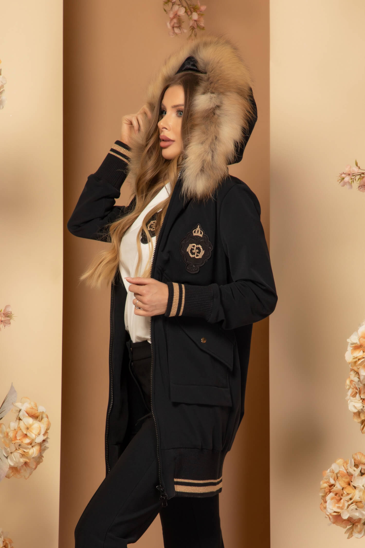 Luxury Classic Bomber - Black - Imagine 10