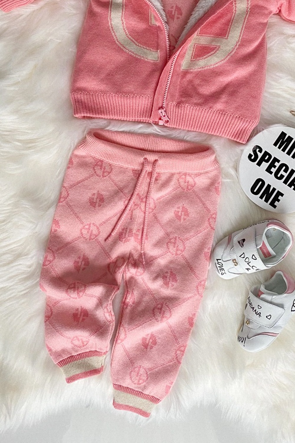 Alessa mini Religion pantaloni din tricot - roz - Imagine 16