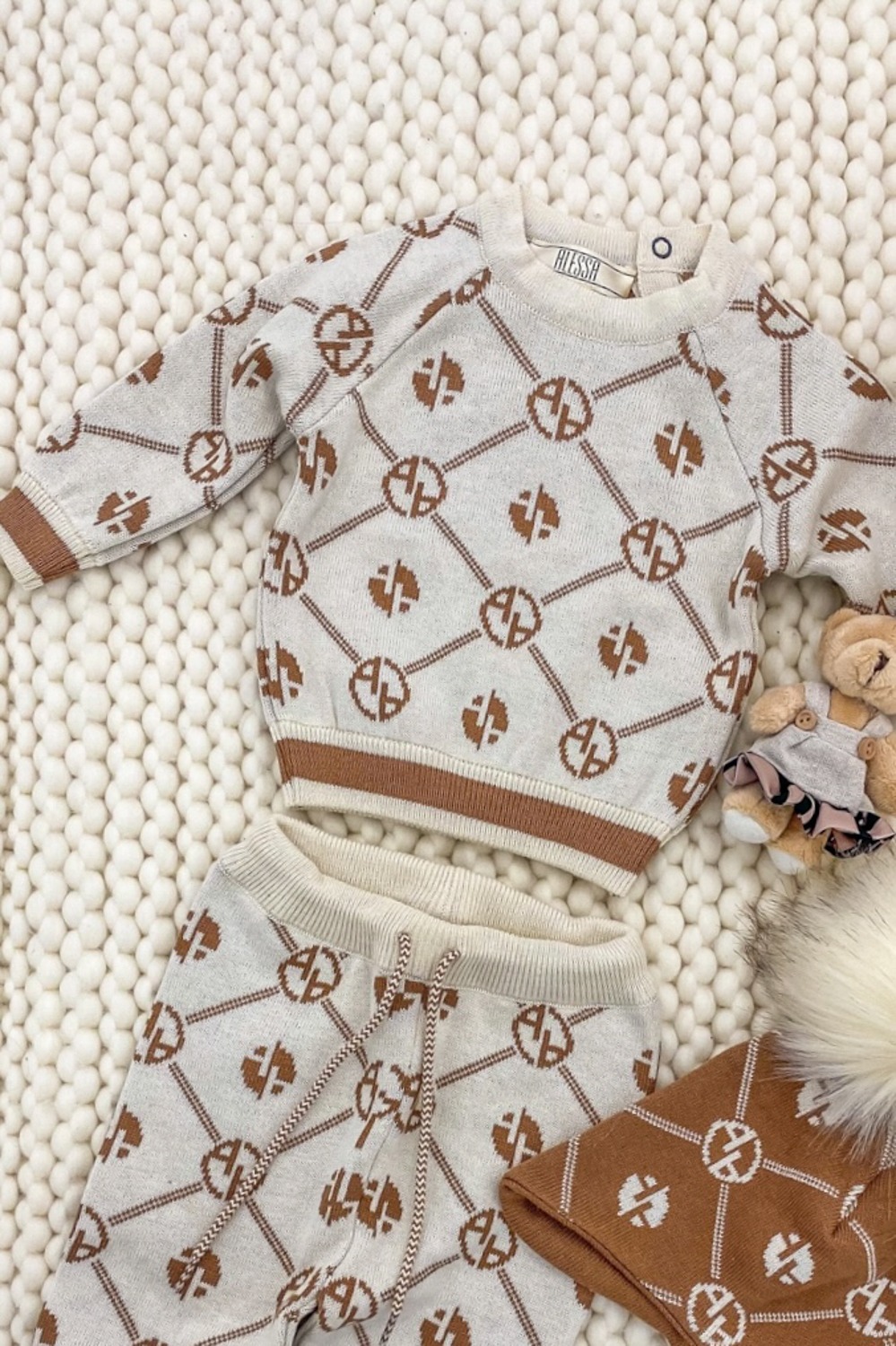 Alessa mini Religion Bluza din tricot - crem - Imagine 12