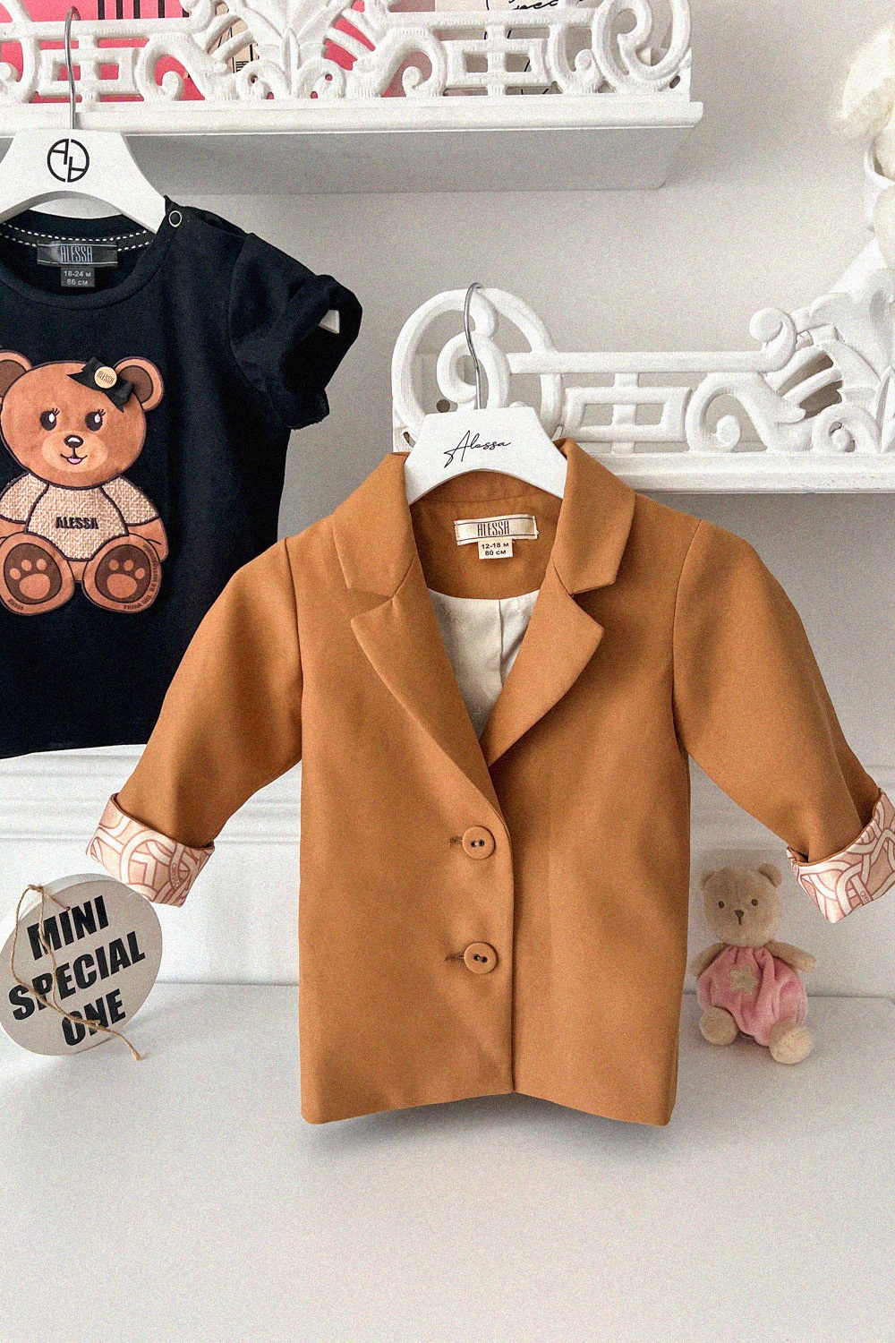 Top Score Mini Blazer - Luxury Mocha - Imagine 8