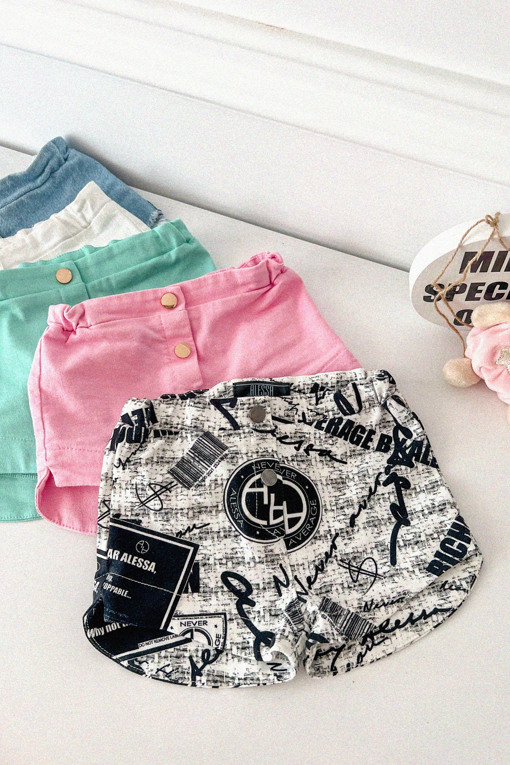 Run The World Alessa Mini Pantaloni Scurti - Print - Imagine 8