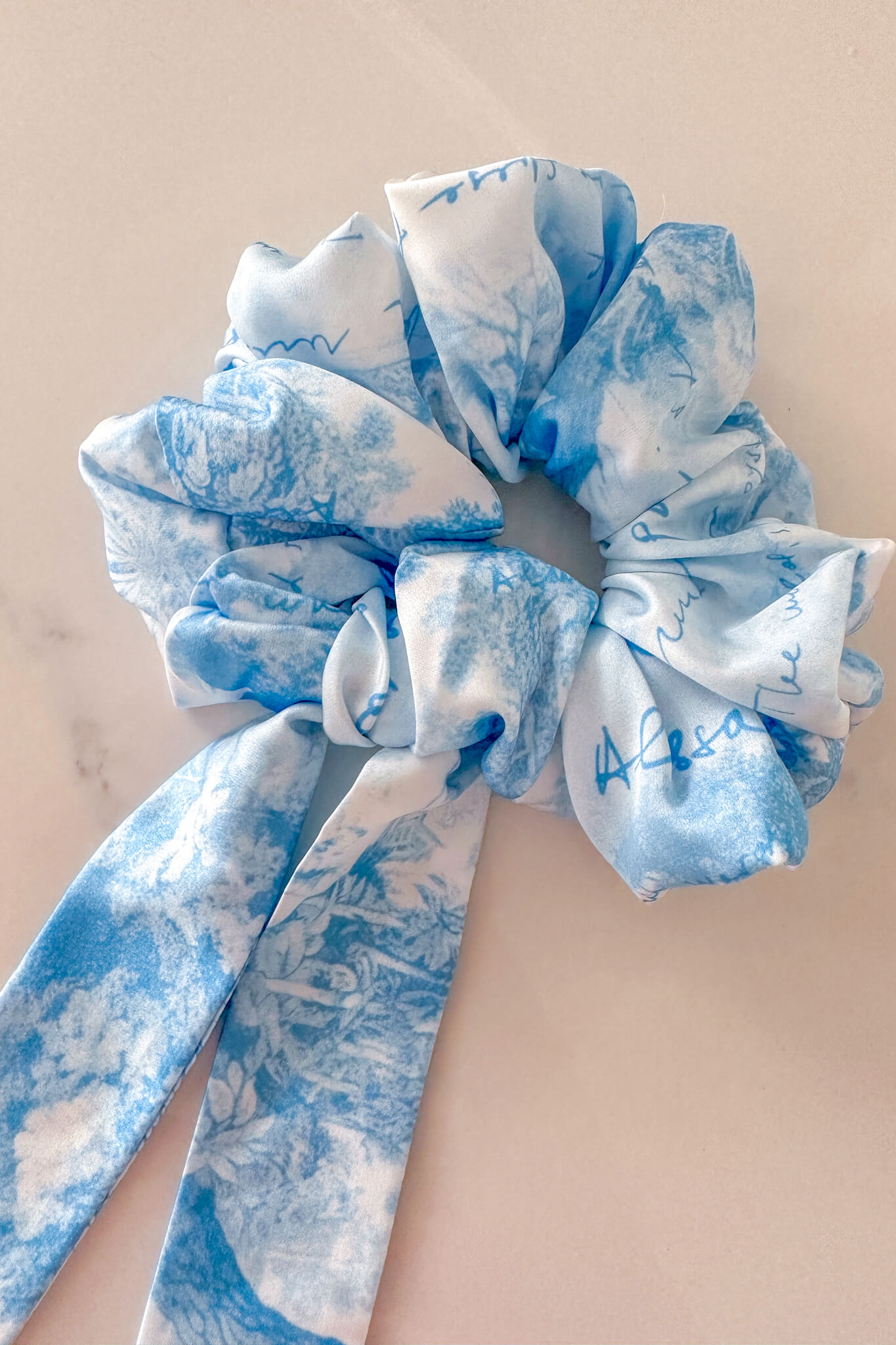 Trendsetter Icon Scrunchie-Fundă - Blue - Imagine 14