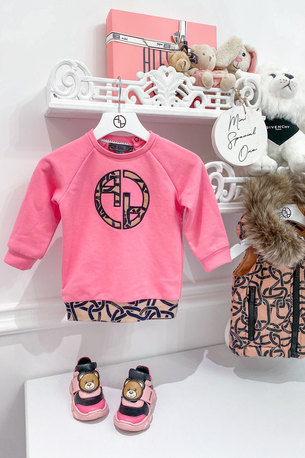 One more hug Alessa mini tunică - pink - Imagine 8