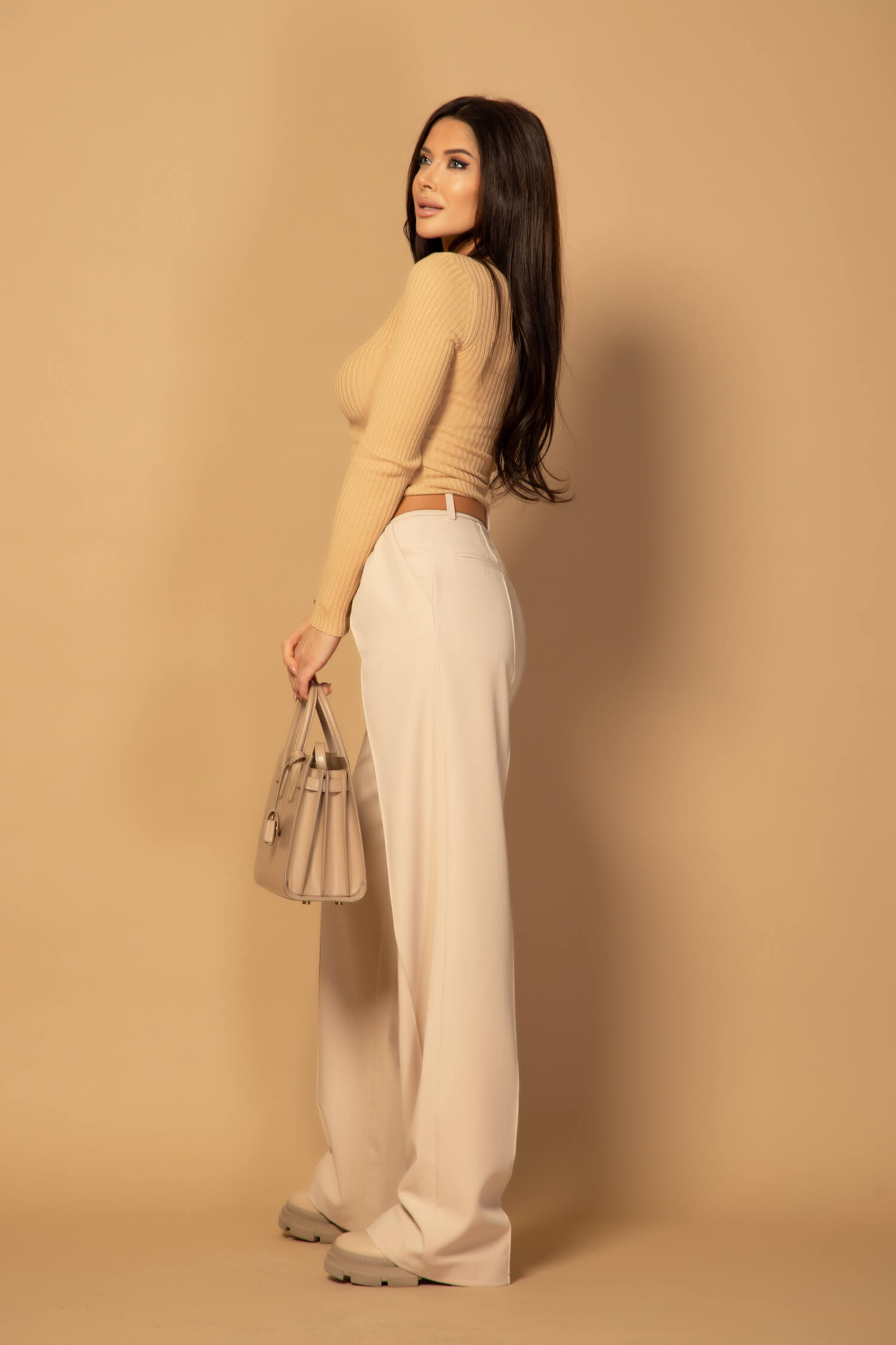 Soft Power Bluza Tricotată - Nude - Imagine 10