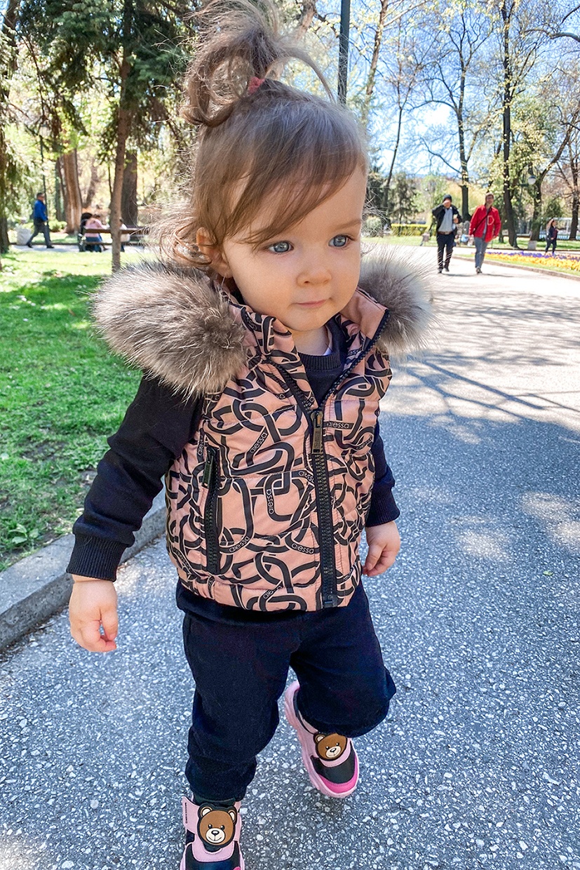 Fluffy Dreams Mini vestă de blană autentică - Luxury - Imagine 13
