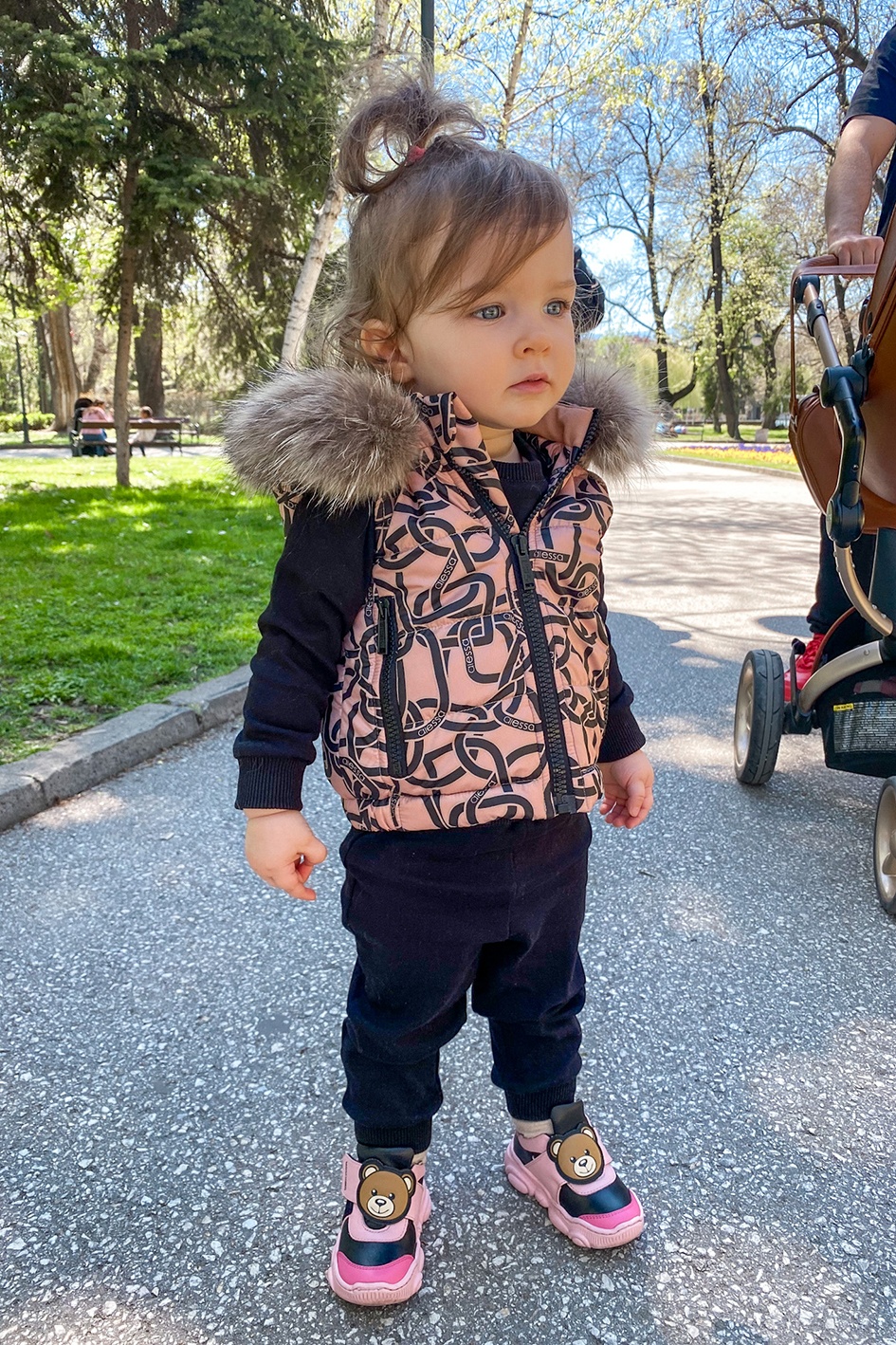 Fluffy Dreams Mini vestă de blană autentică - Luxury - Imagine 14