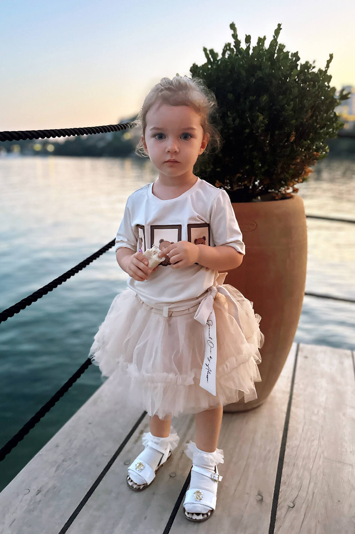Ivory Magic Mini Fustă Tutu - Bej - Imagine 7