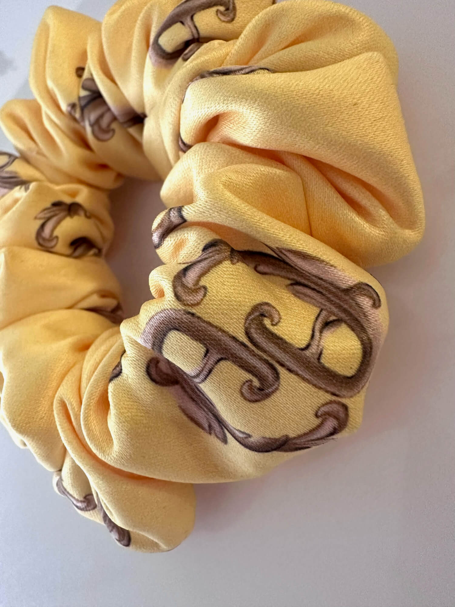 Alessa Rococo Scrunchie - Galben Mic - Imagine 8