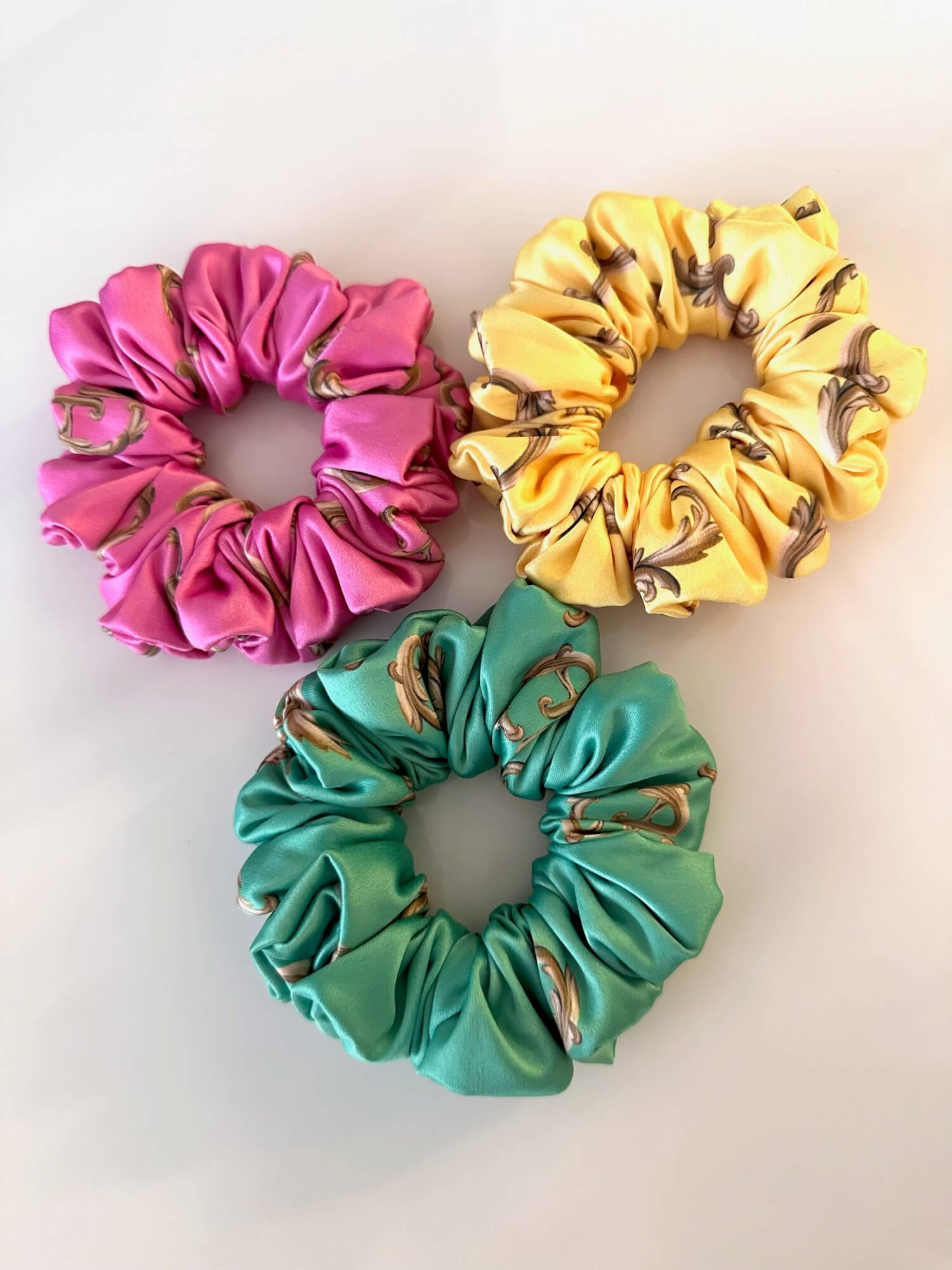 Alessa Rococo Scrunchie - Verde Mic - Imagine 9