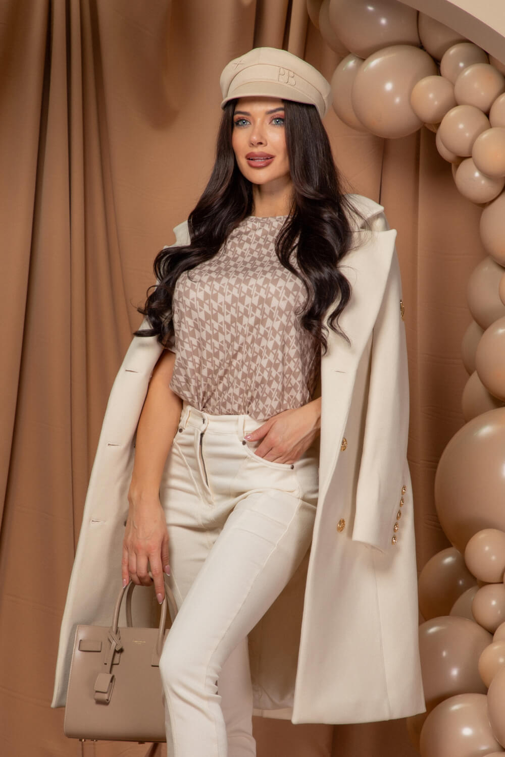 Dazzle Delight Top Tricotat - Nude - Imagine 20