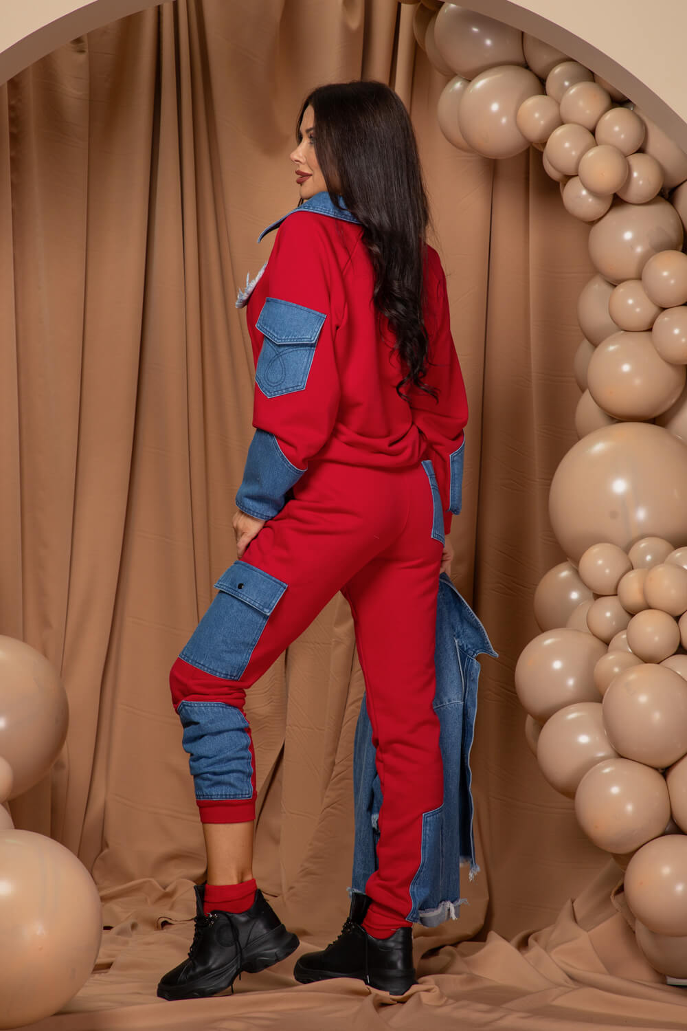 Slay All Day Bluza Sport - Red - Imagine 13