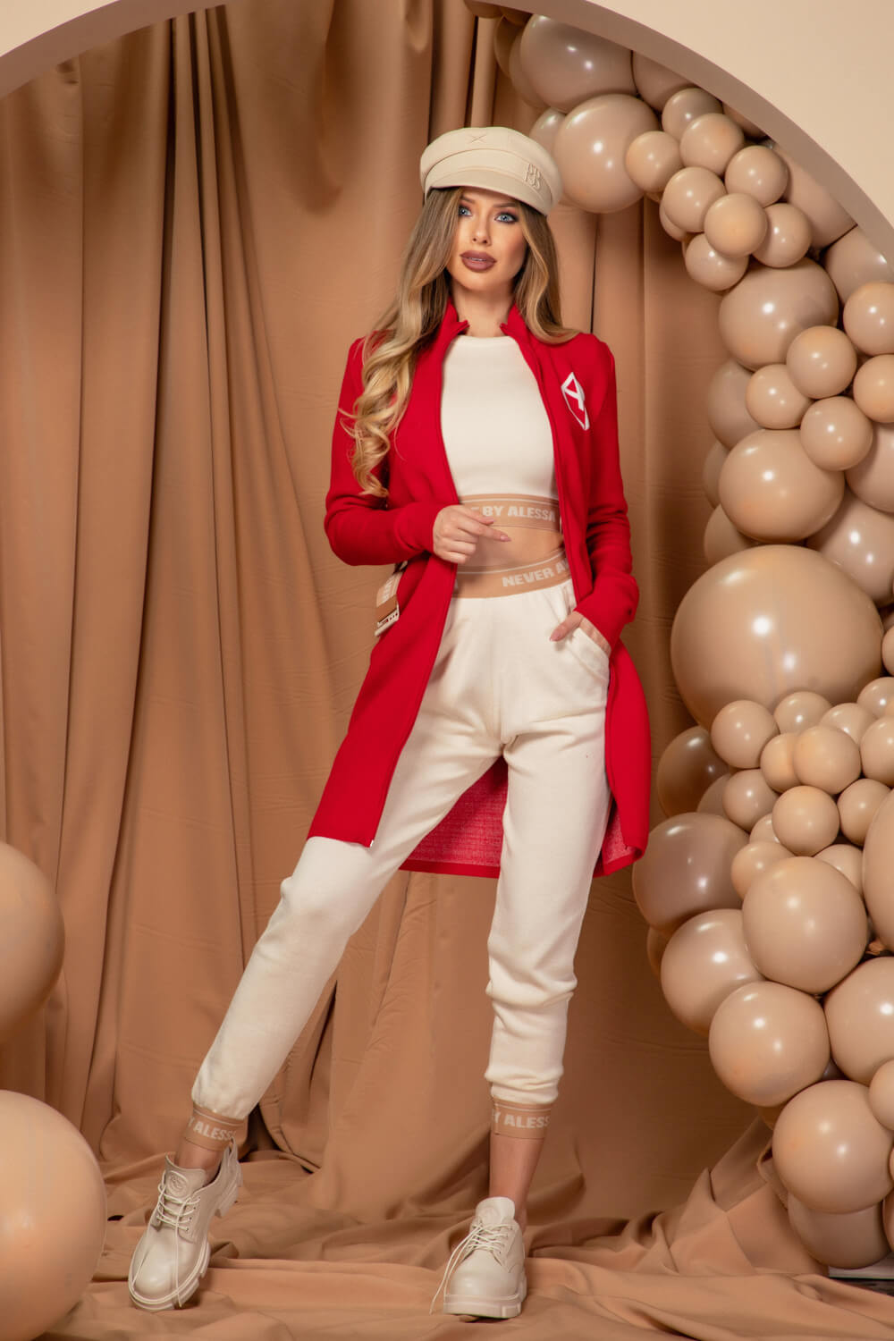 City Chic Pulover Scurt - Cream - Imagine 13
