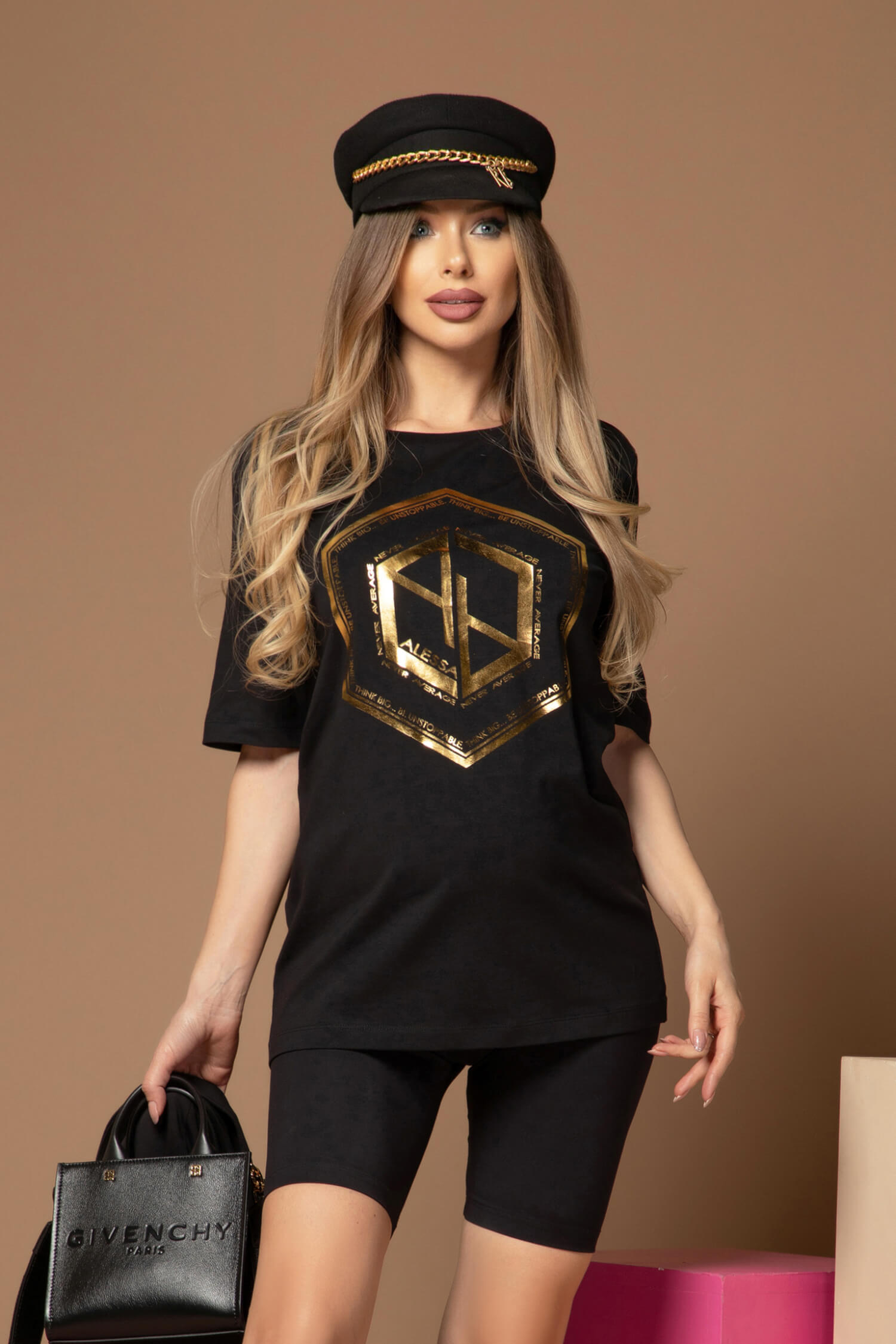 Diva Drive Tricou Din Bumbac - Black - Imagine 13