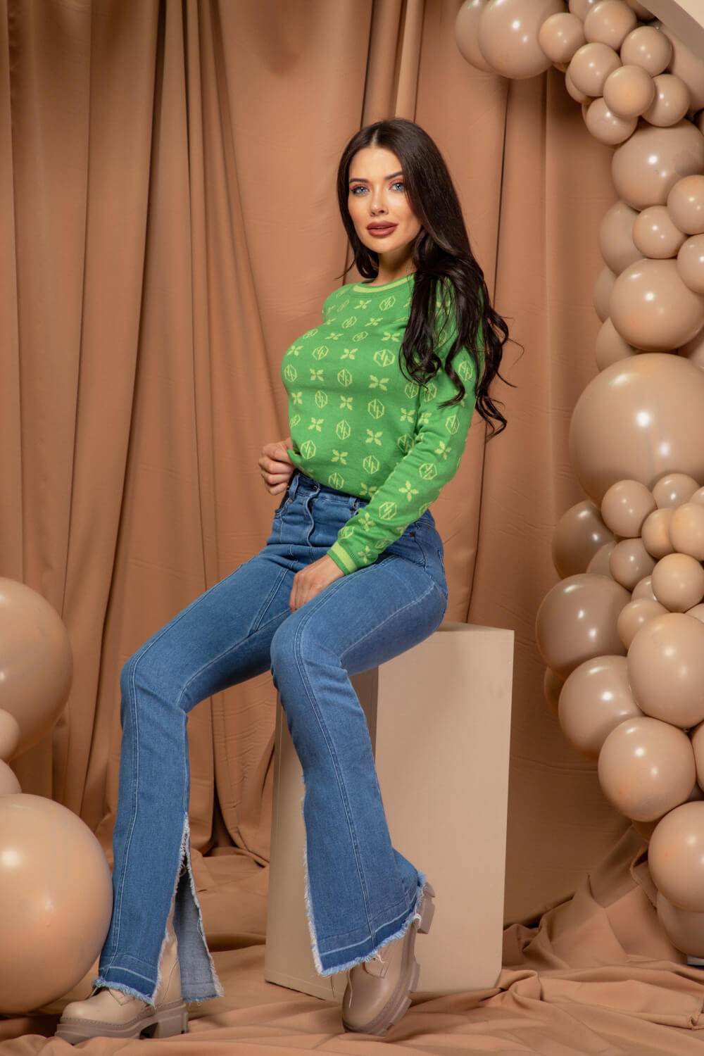 Cool Comfort Pulover Din Tricot - Green - Imagine 8