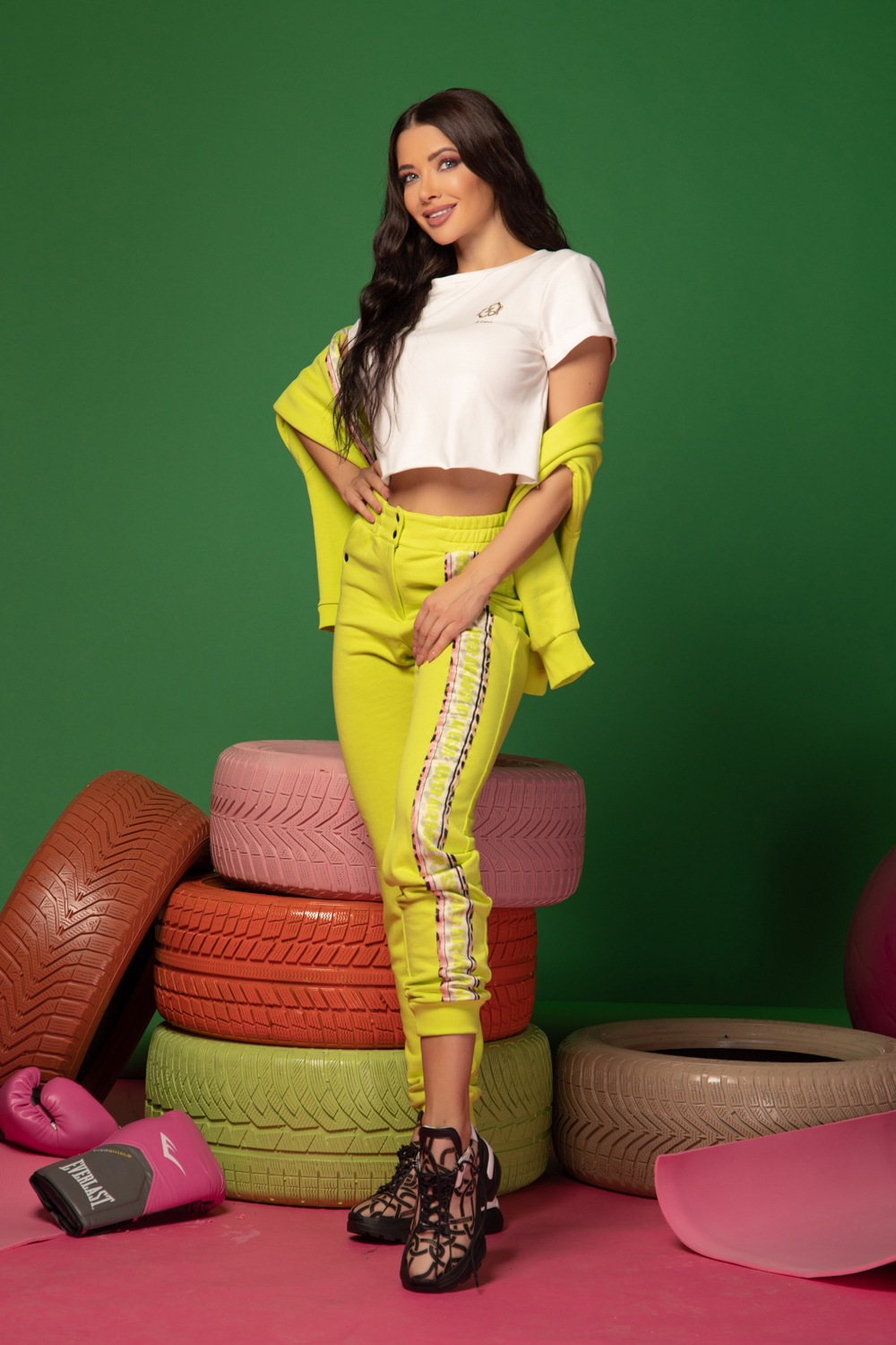 Restless Spirit Pantaloni sport - Pistachio - Imagine 10