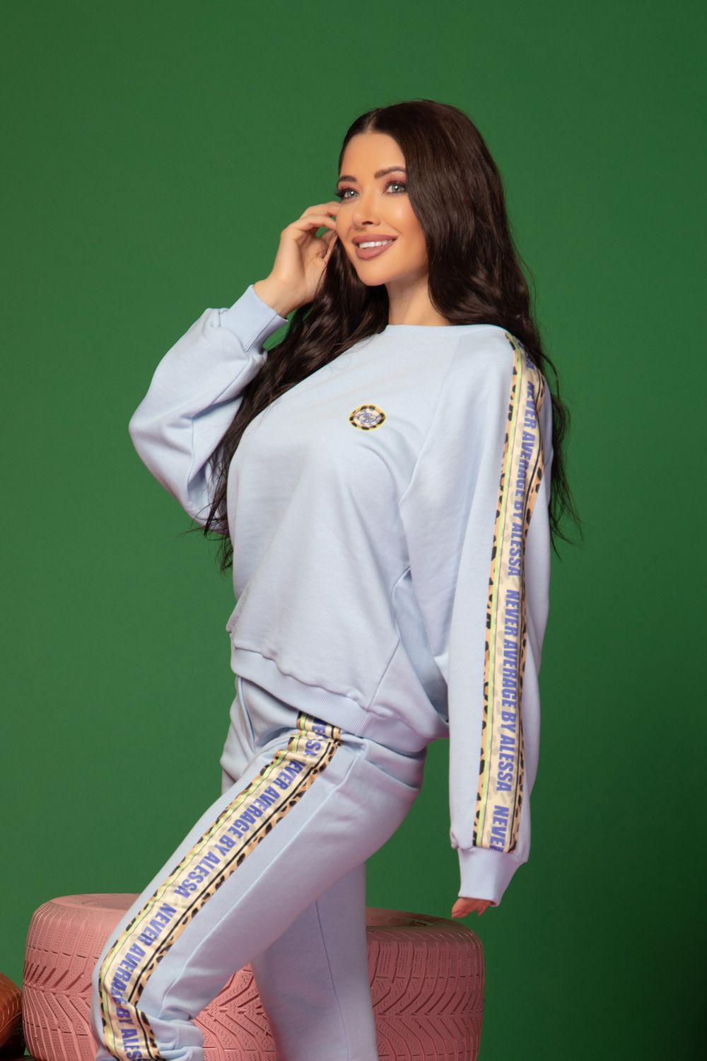 Restless Spirit Pantaloni sport - Albastru - Imagine 13