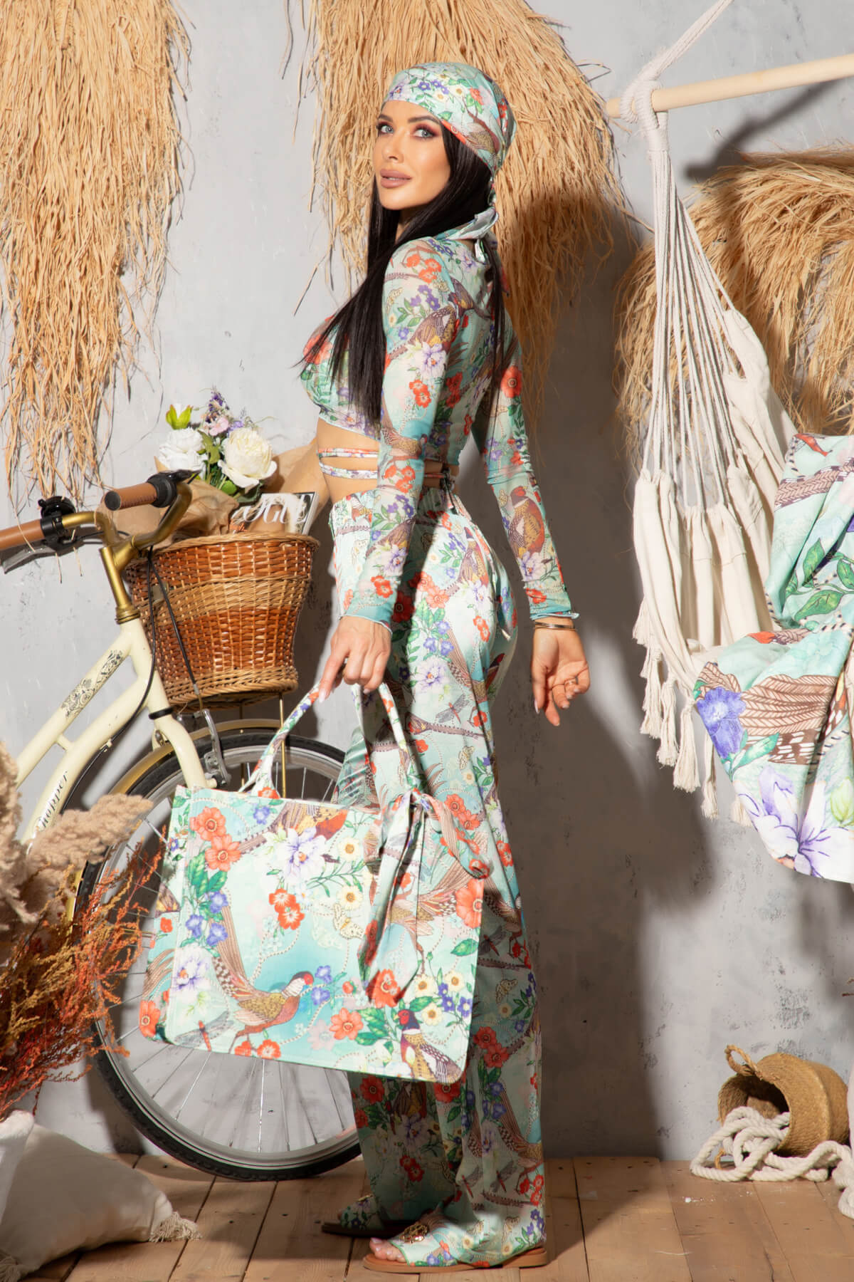 Vixen Vogue Crop Top - Secret Garden - Imagine 9
