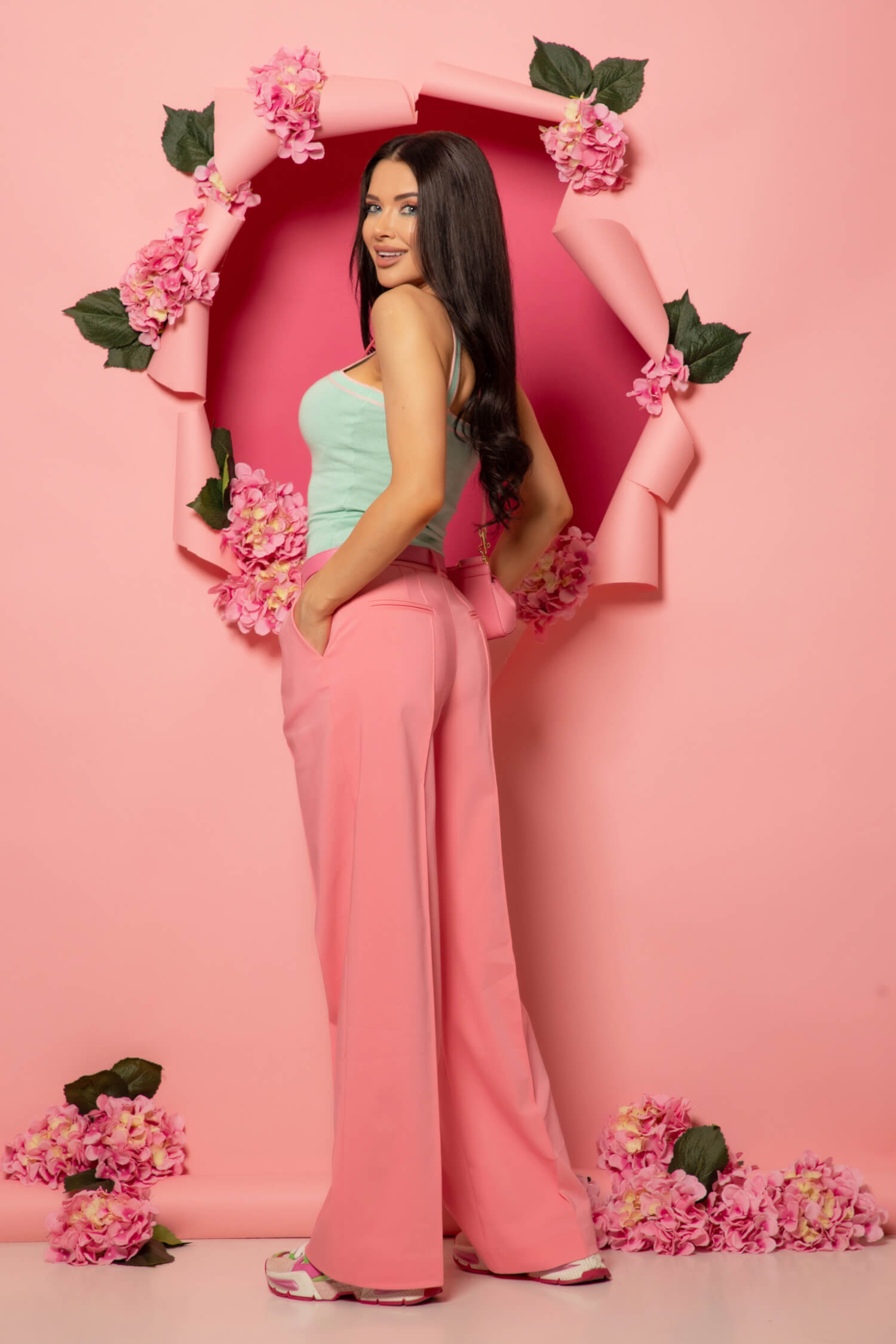 Sophisticated Beauty Top Tricotat - Mint - Imagine 10