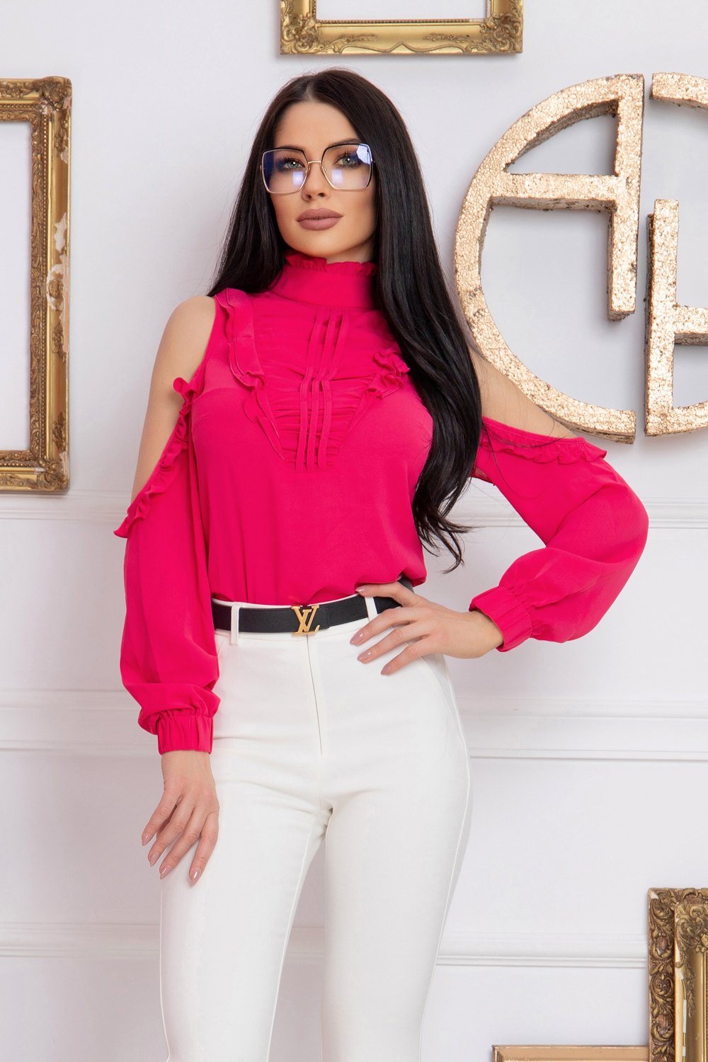 Best-dressed girl bluză - fuchsia - Imagine 8