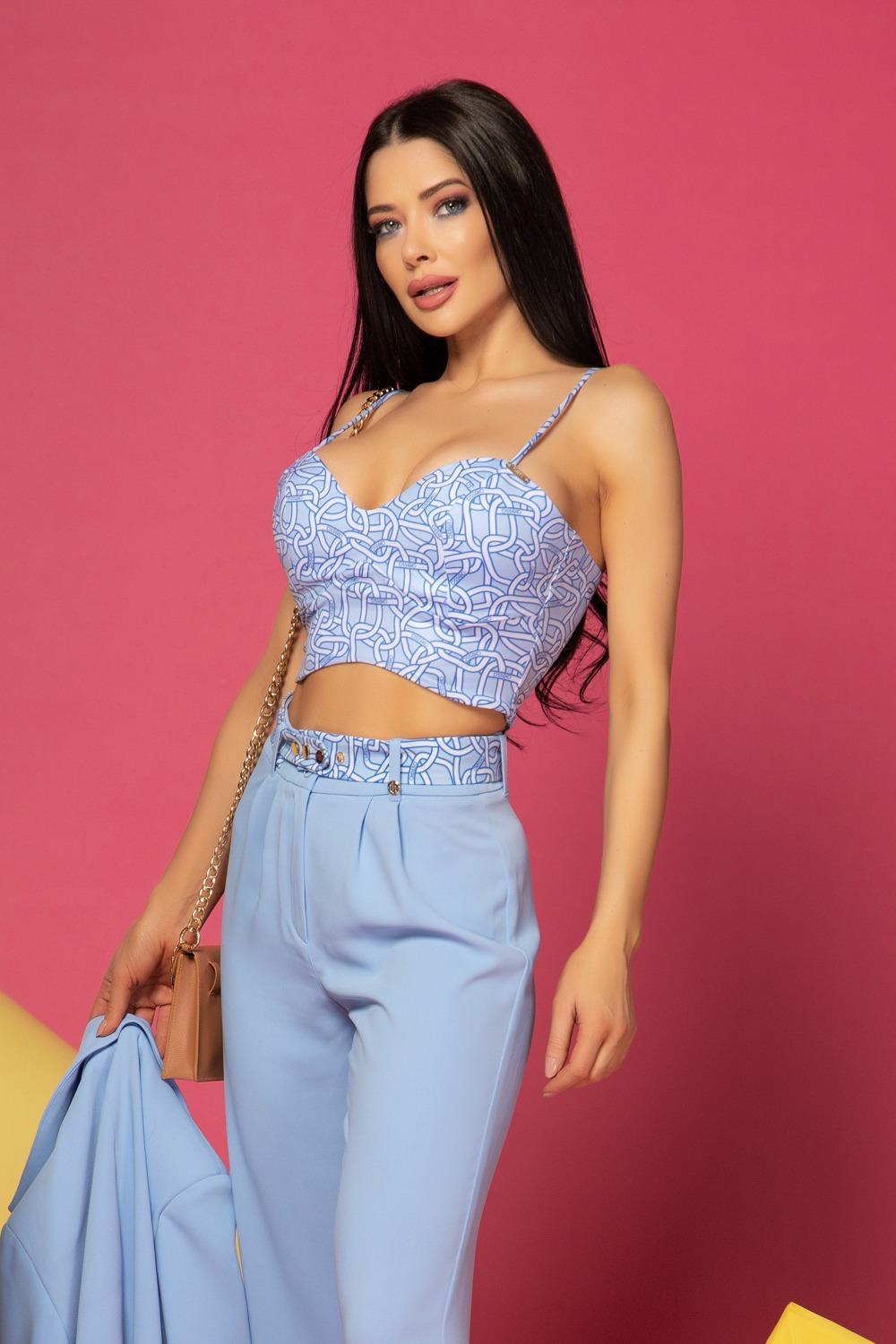 Till Afterglow crop top - Luxury Blue - Imagine 11